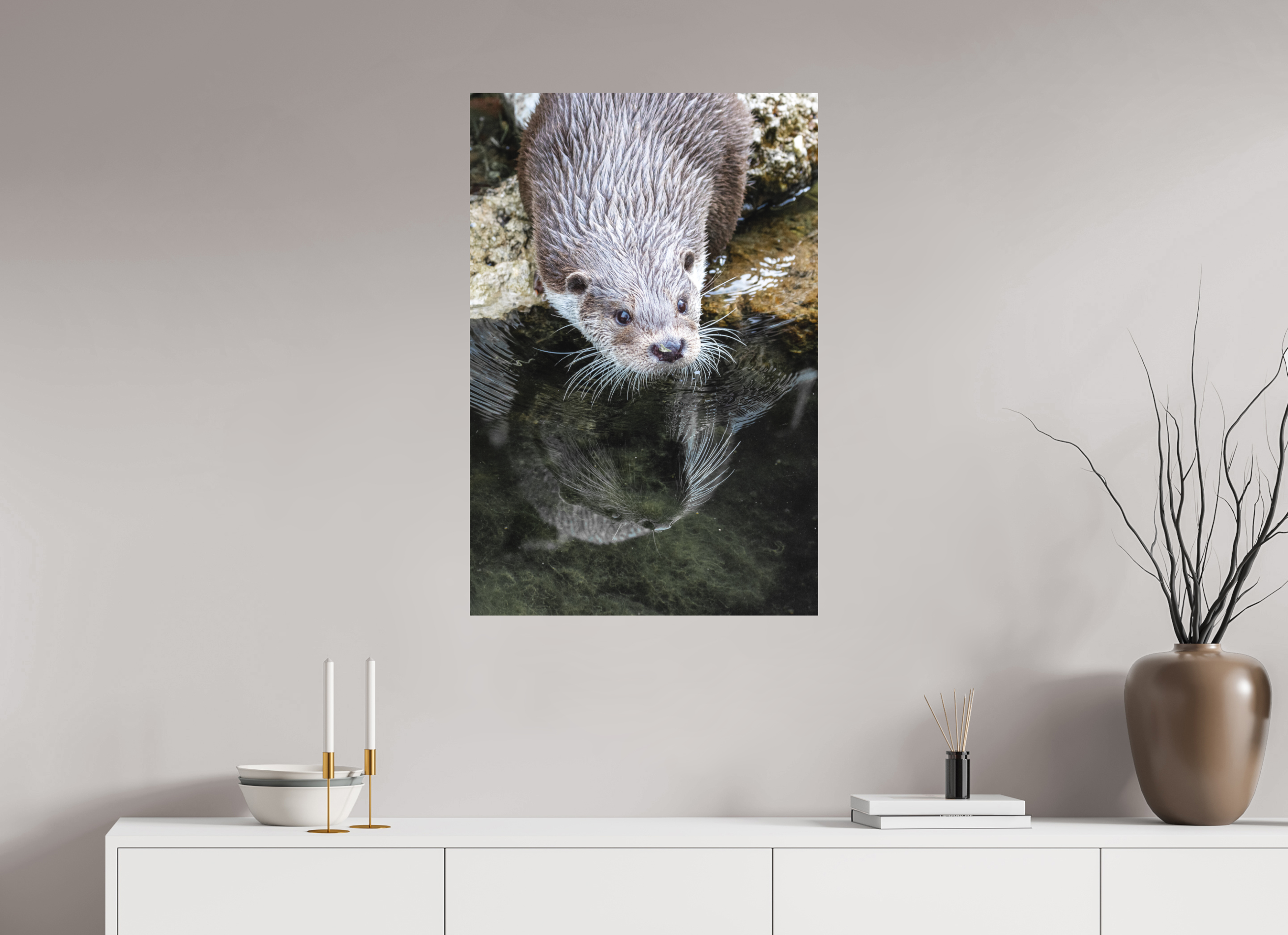 60 x 90 cm, Fine-Art Matt Otter Serenity