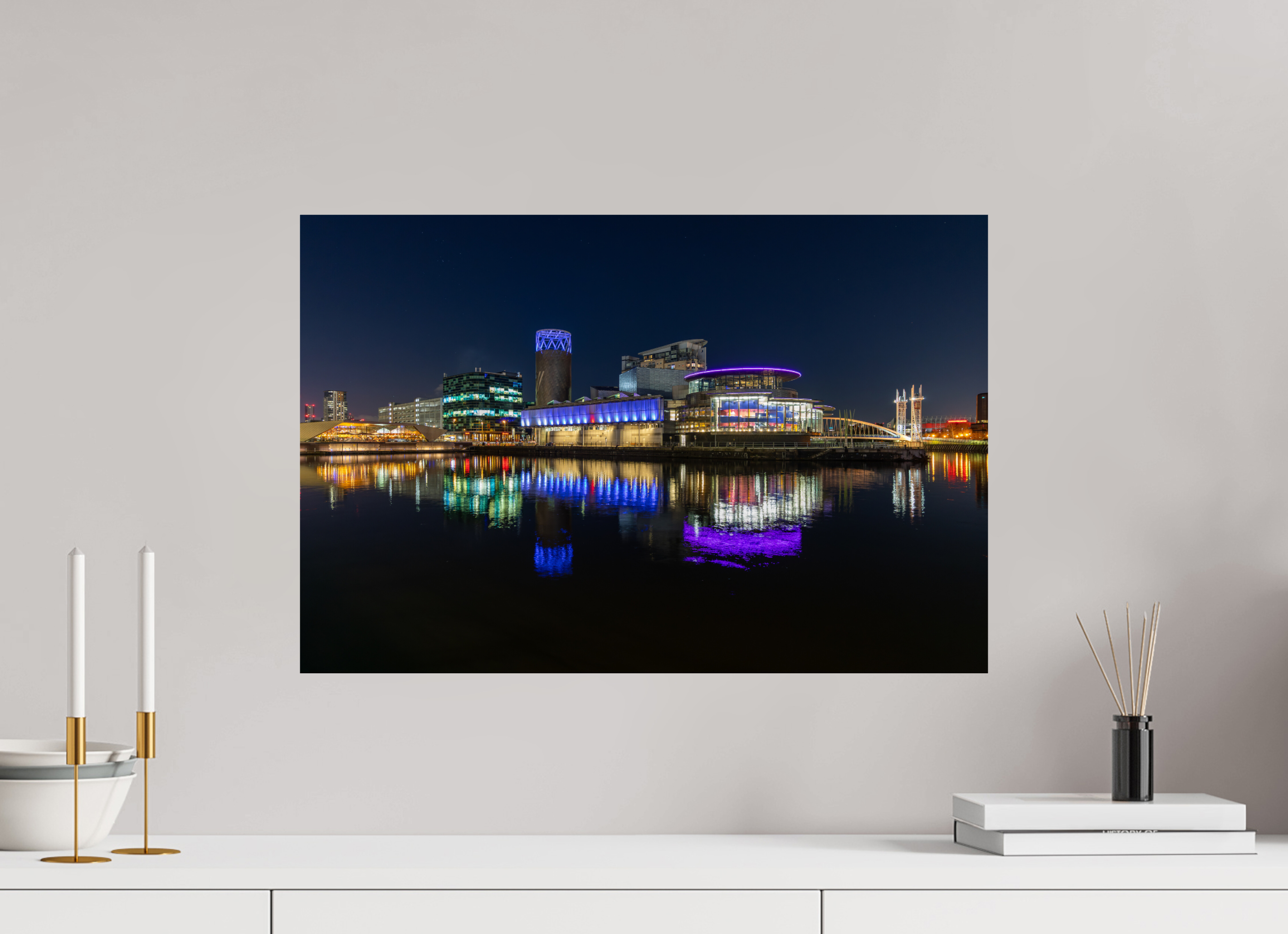 60 x 40 cm, Fine Art Print auf Alu-Dibond Urban Reflections