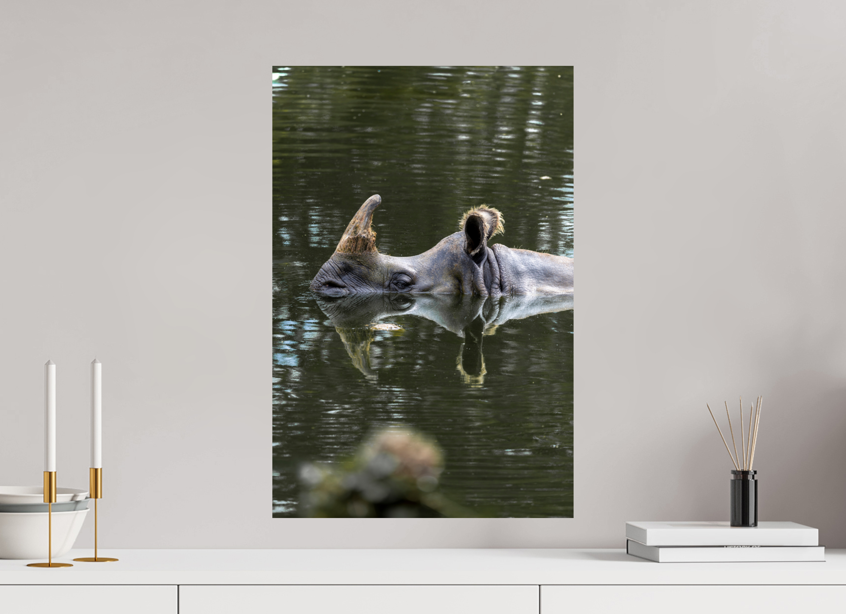 40 x 60 cm, Fine Art Print auf Alu-Dibond Mirror of the Wild
