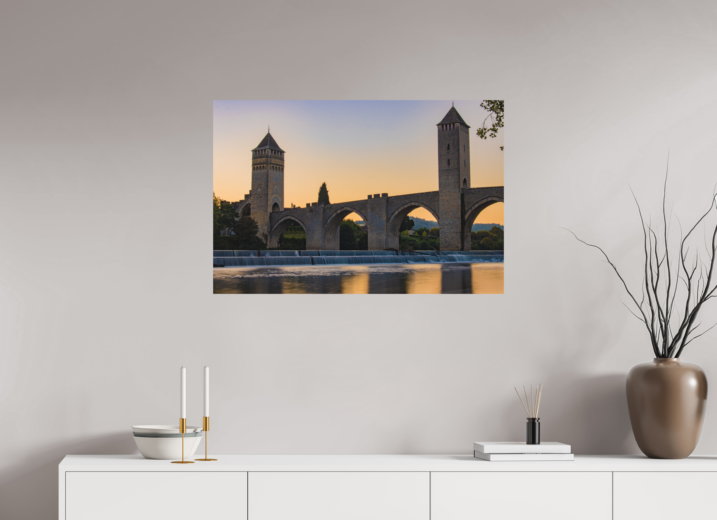 90 x 60 cm, Fine-Art Matt Golden Arch