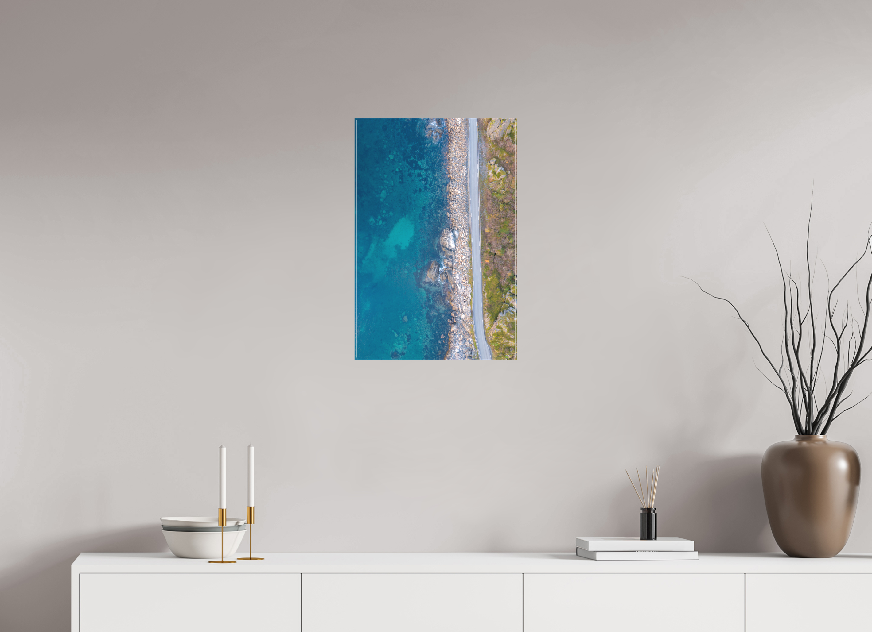 40 x 60 cm, Leinwand Turquoise Journey