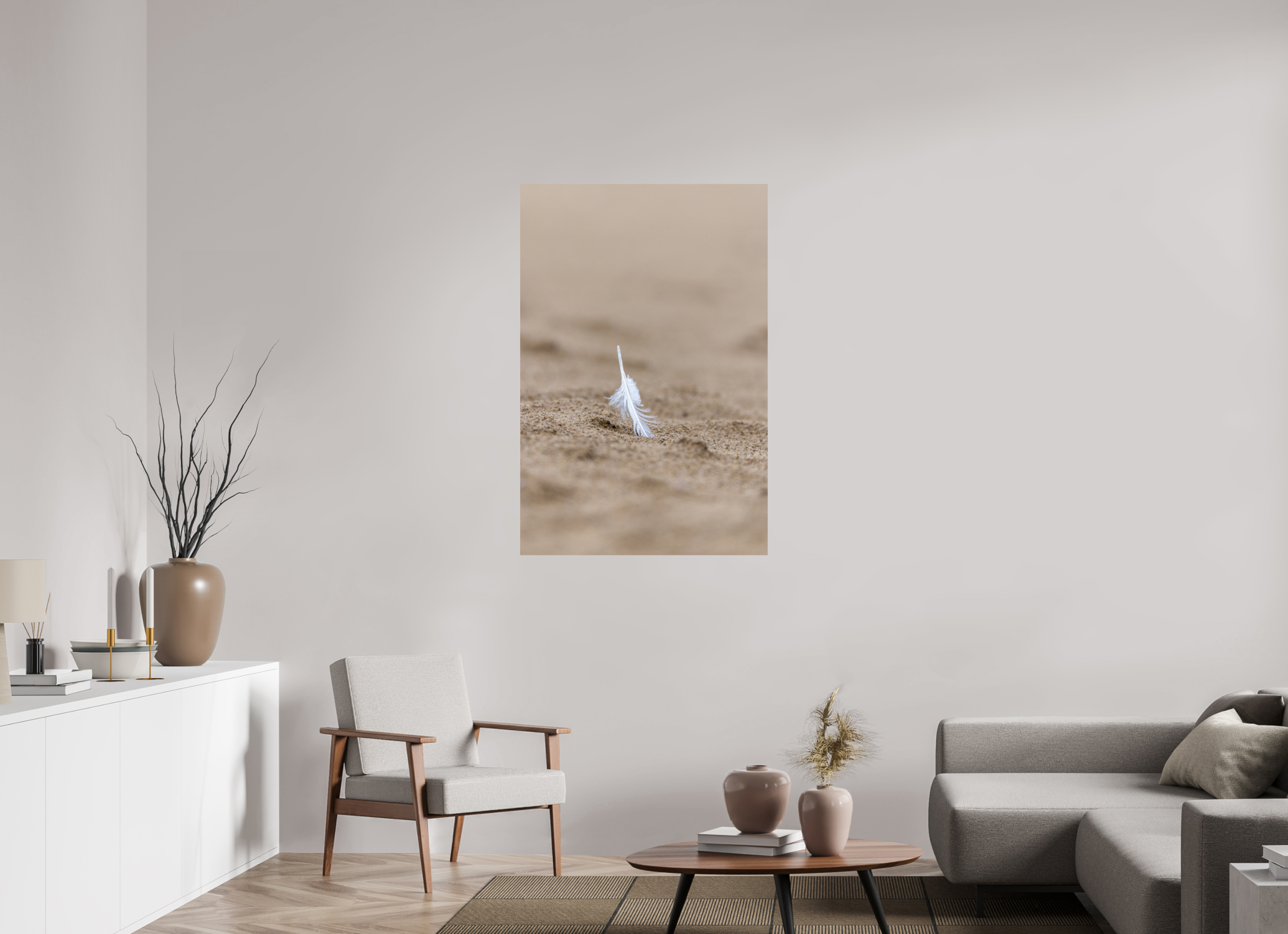 80 x 120 cm, Fine Art Print auf Alu-Dibond Whisper in the Sand