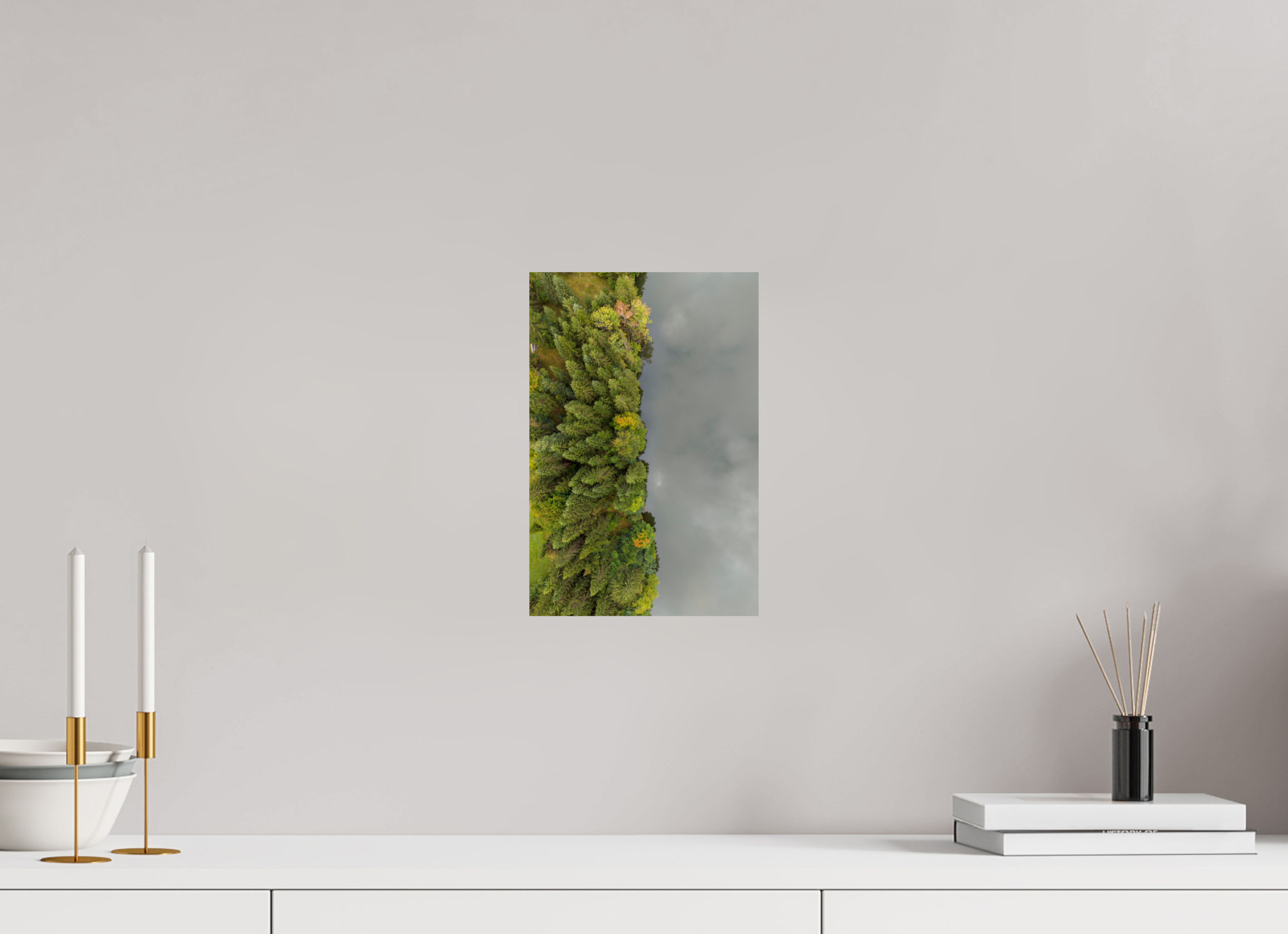 20 x 30 cm, Fine Art Print auf Alu-Dibond Emerald Shore