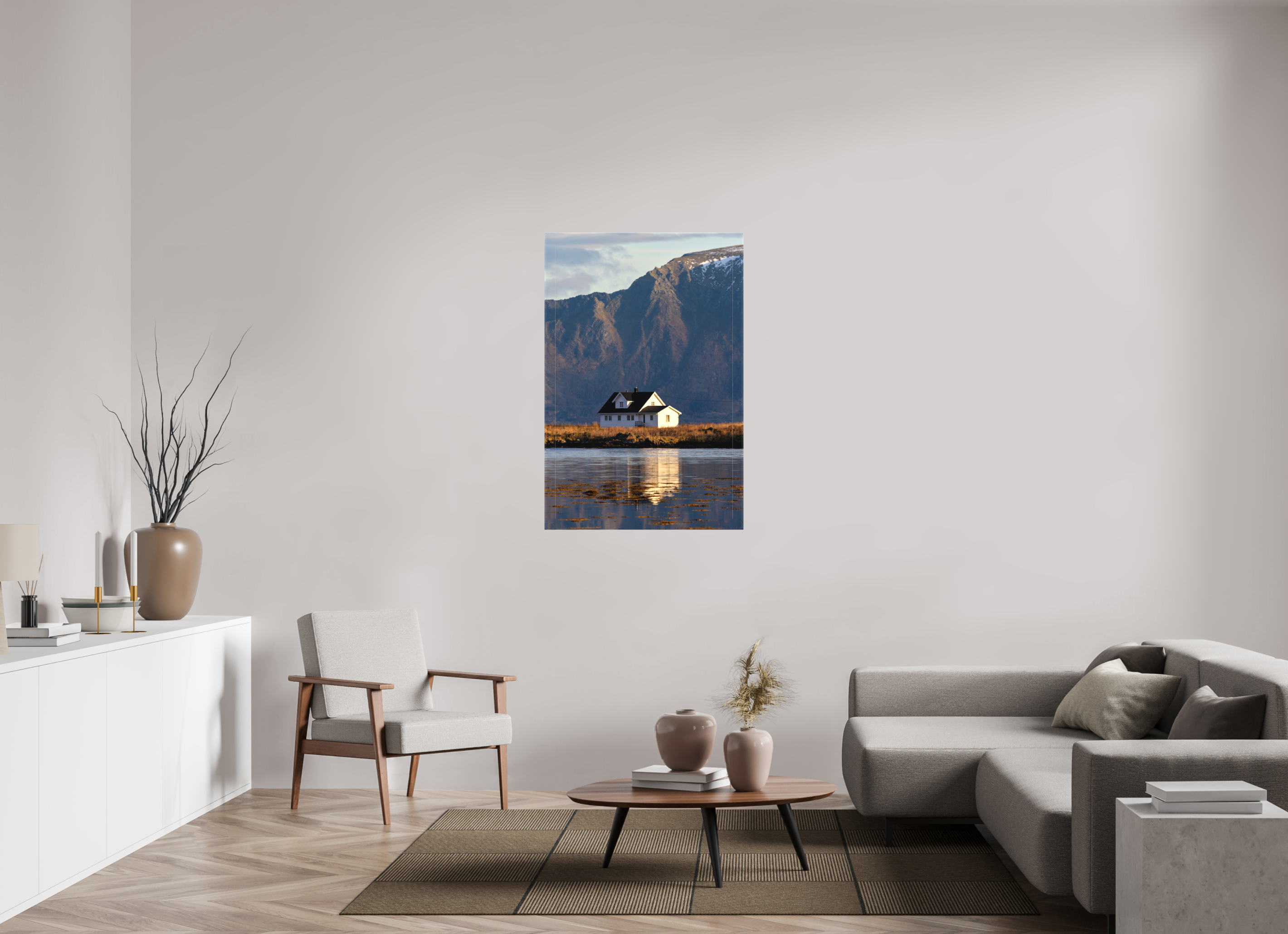 80 x 120 cm, Leinwand House by the Sea