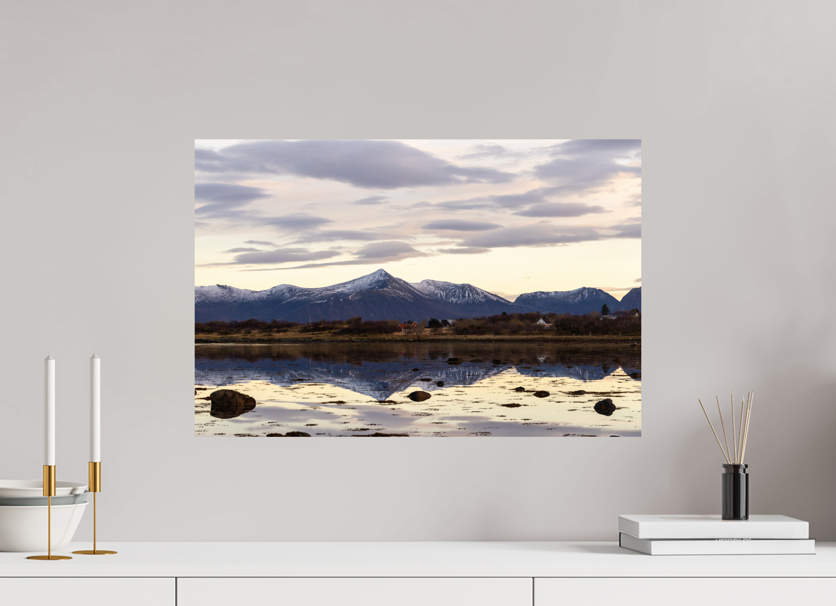 60 x 40 cm, Fine Art Print auf Alu-Dibond Calm Horizon