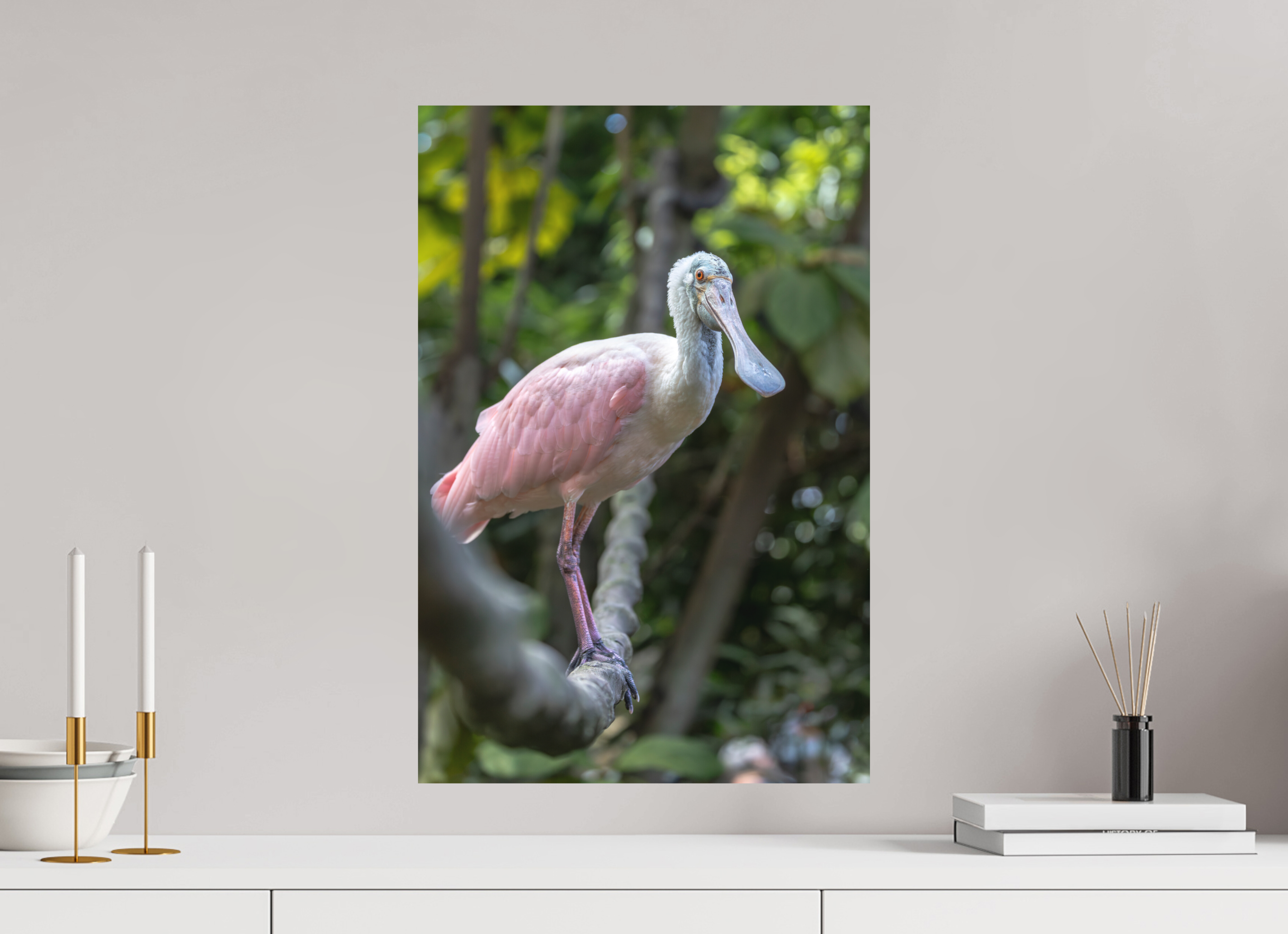 40 x 60 cm, Fine-Art Print Matt Pink in the Jungle