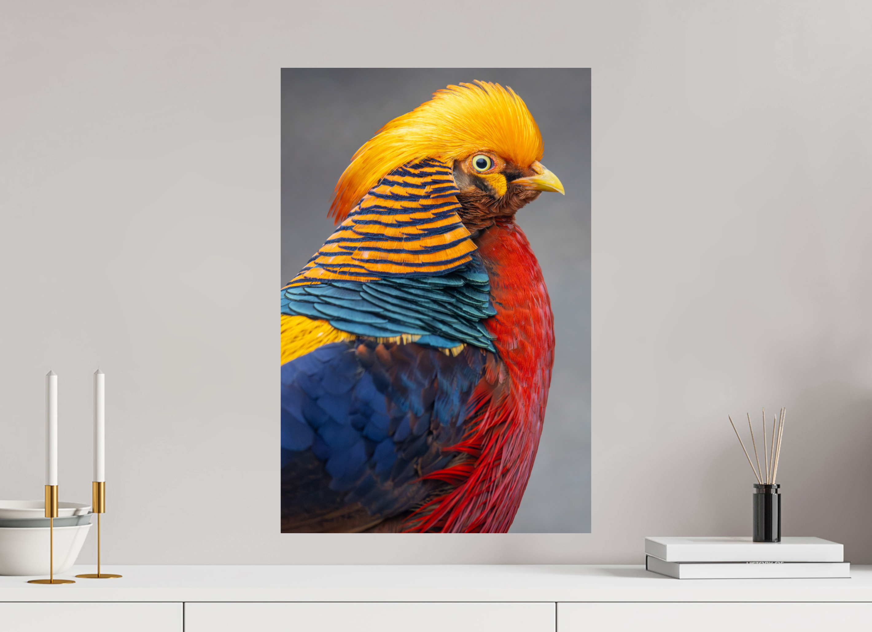 40 x 60 cm, Fine Art Print auf Alu-Dibond Golden Majesty