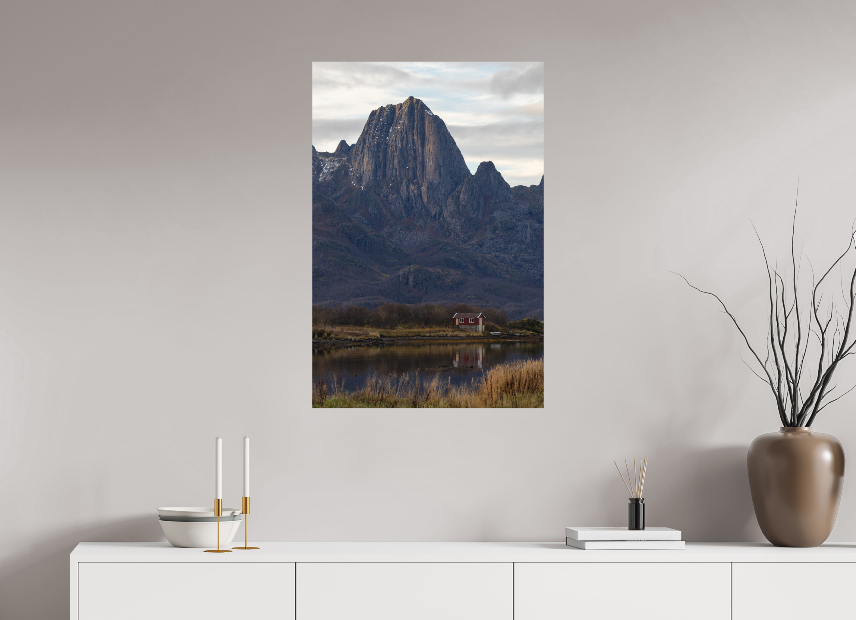 60 x 90 cm, Fine-Art Matt Mountain Refuge