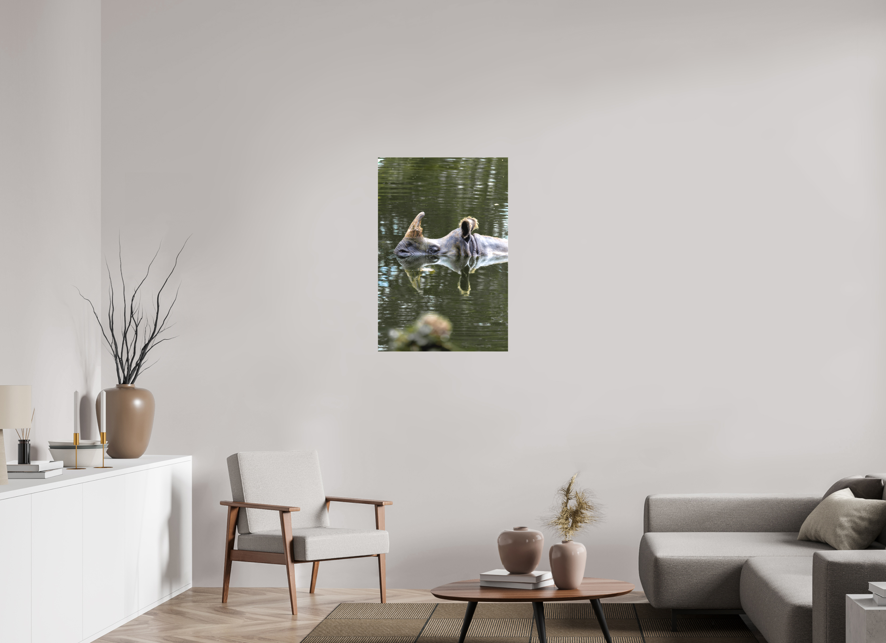 60 x 90 cm, Leinwand Mirror of the Wild