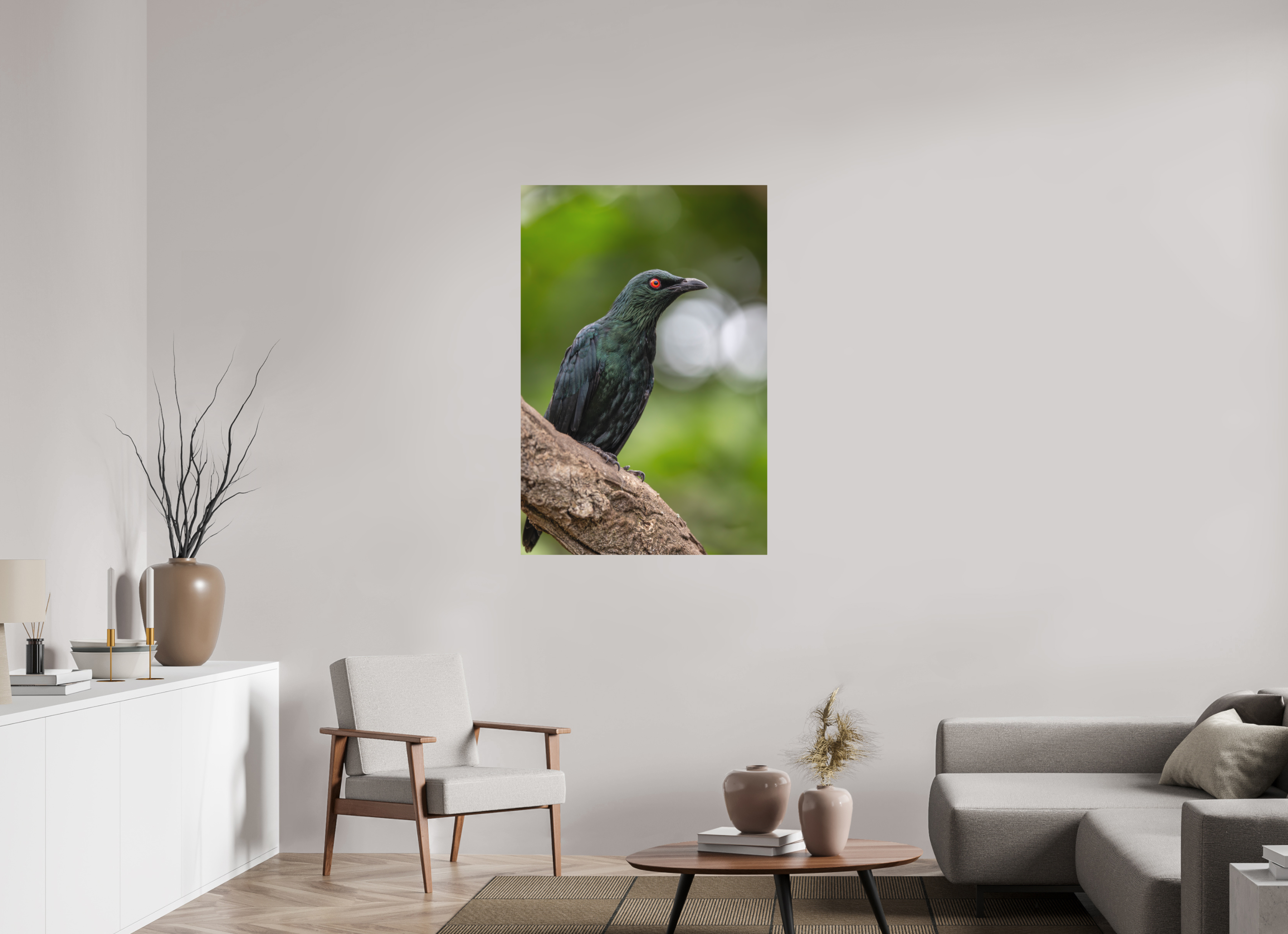 80 x 120 cm, Fine-Art Print Matt Crimson Gaze