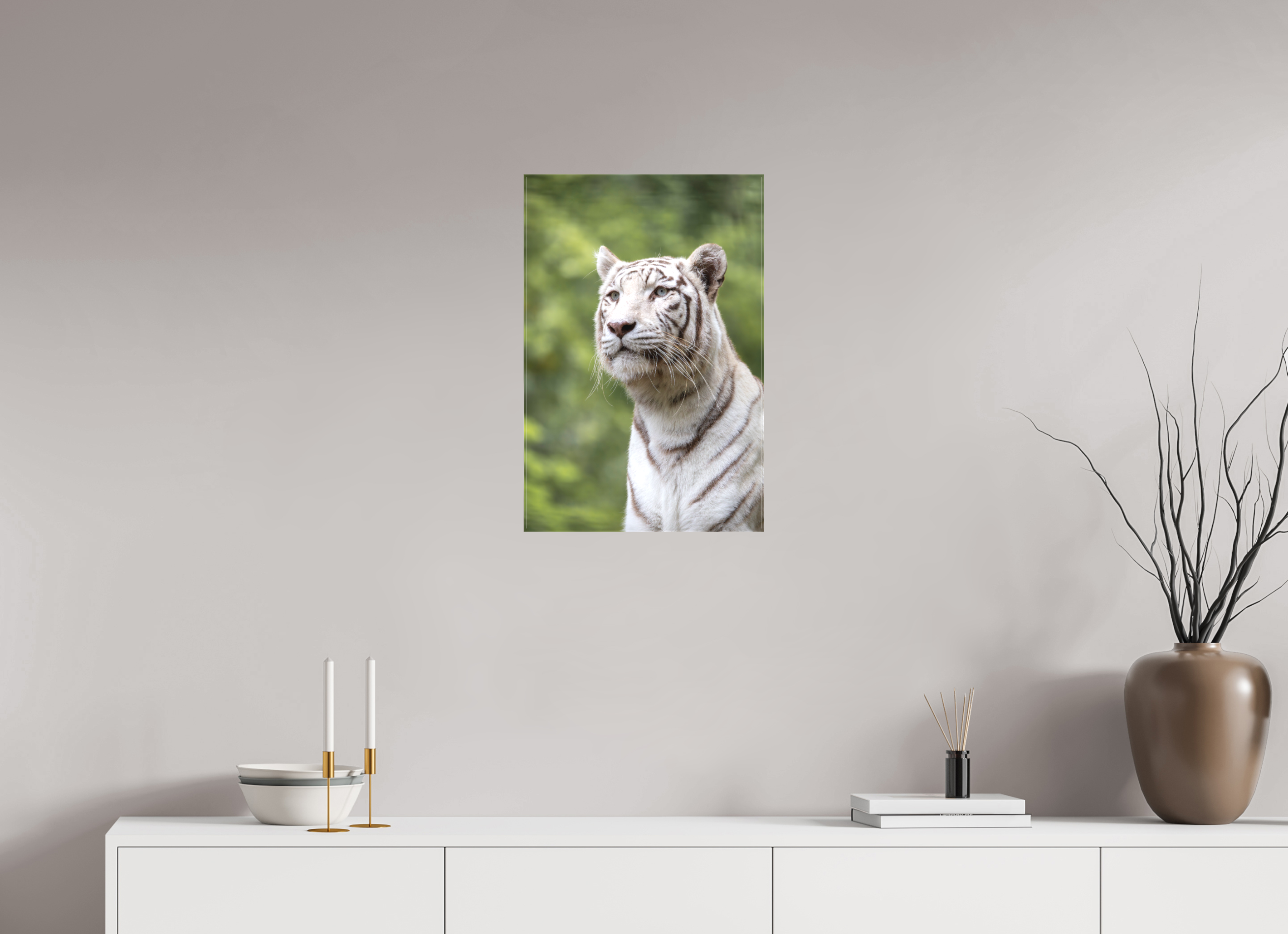 40 x 60 cm, Leinwand Gaze of the White King