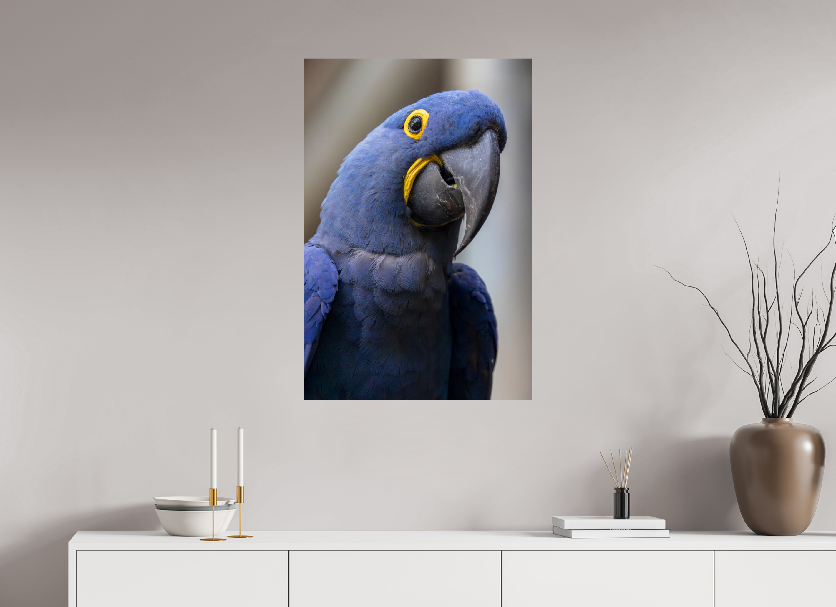 60 x 90 cm, Fine Art Print auf Alu-Dibond Blue Glory