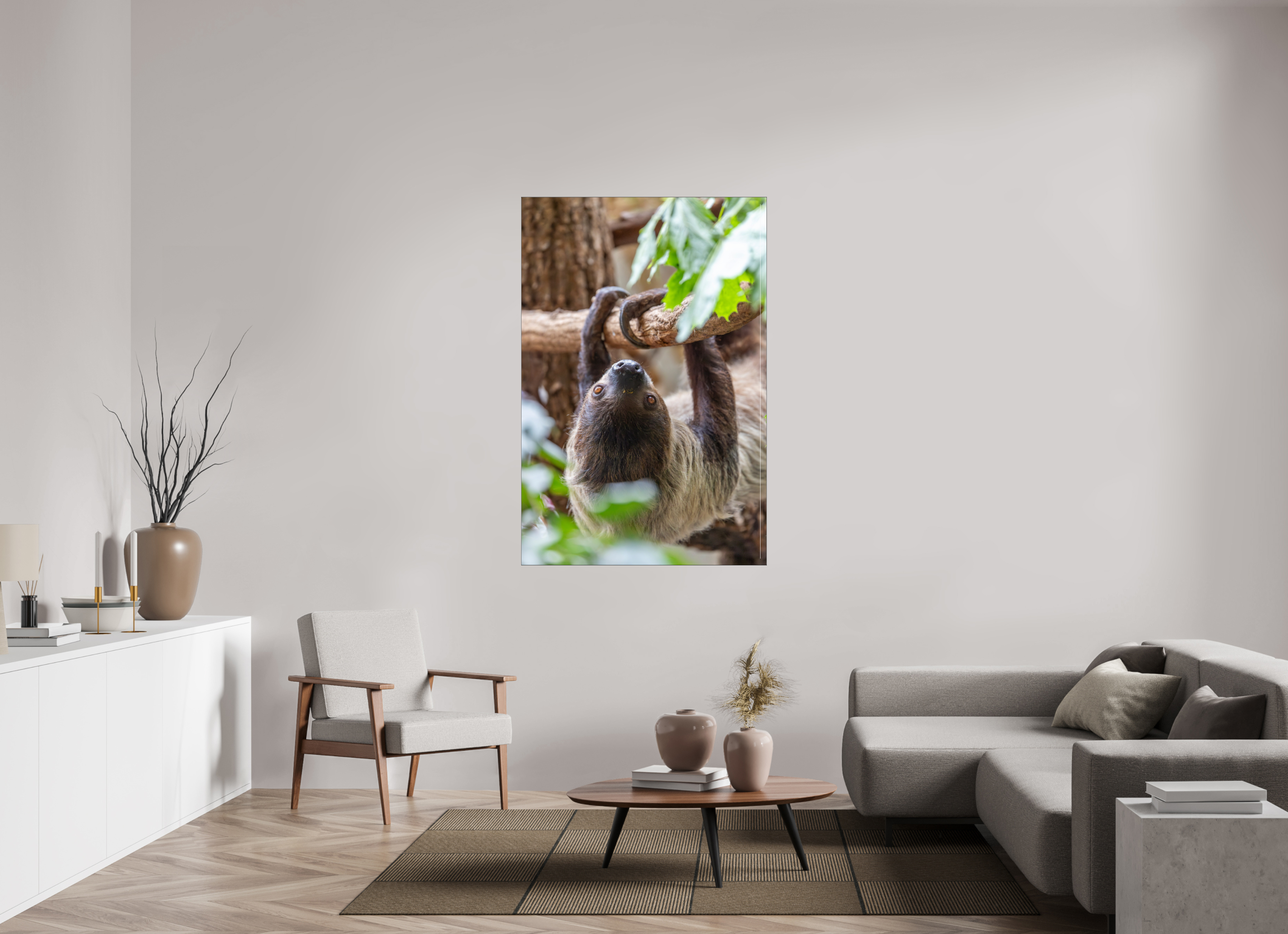100 x 150 cm, Foto-Abzug hinter Acrylglas glänzend Hanging Around