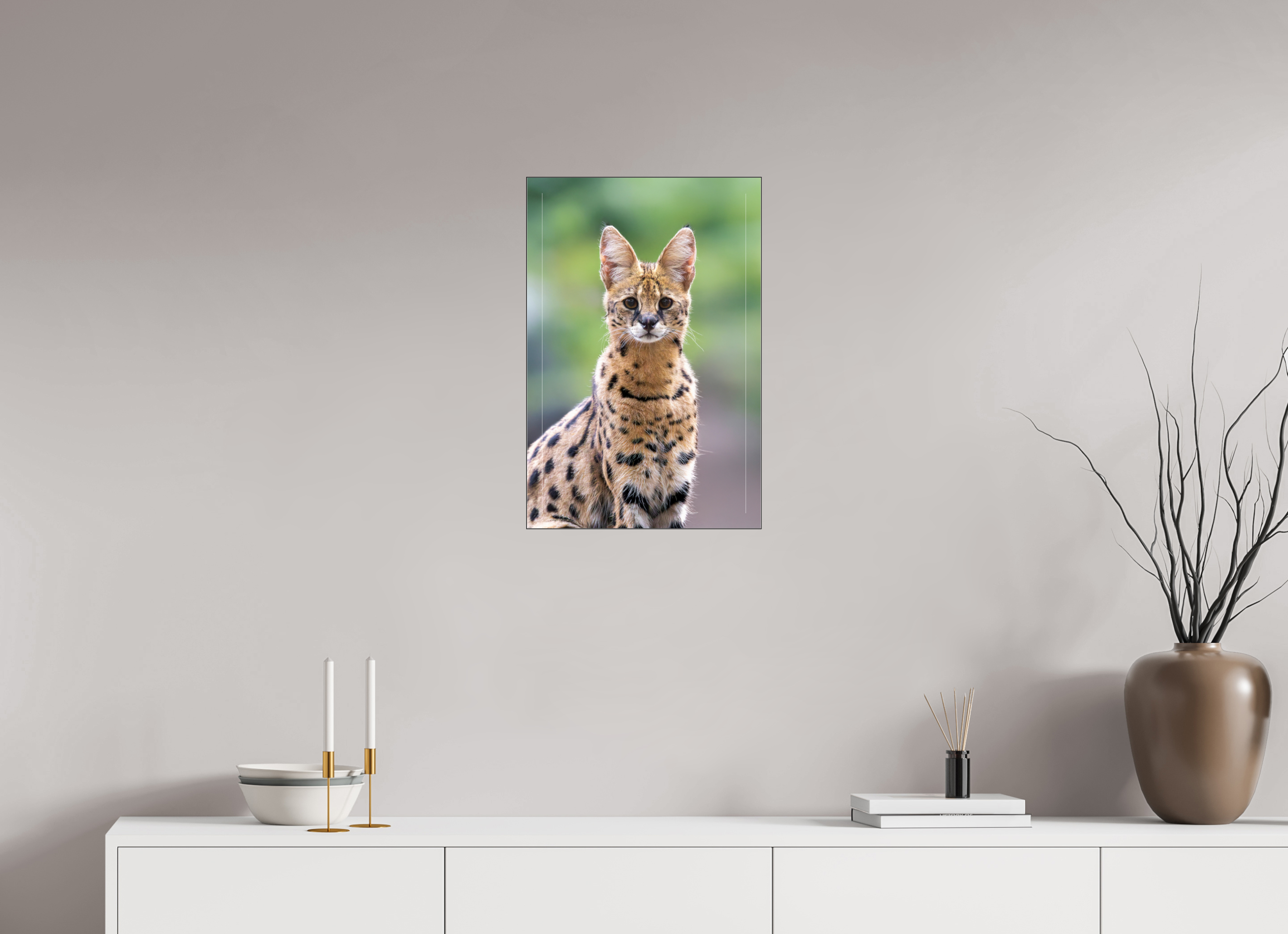 40 x 60 cm, Foto-Abzug hinter Acrylglas glänzend Savannah Spirit