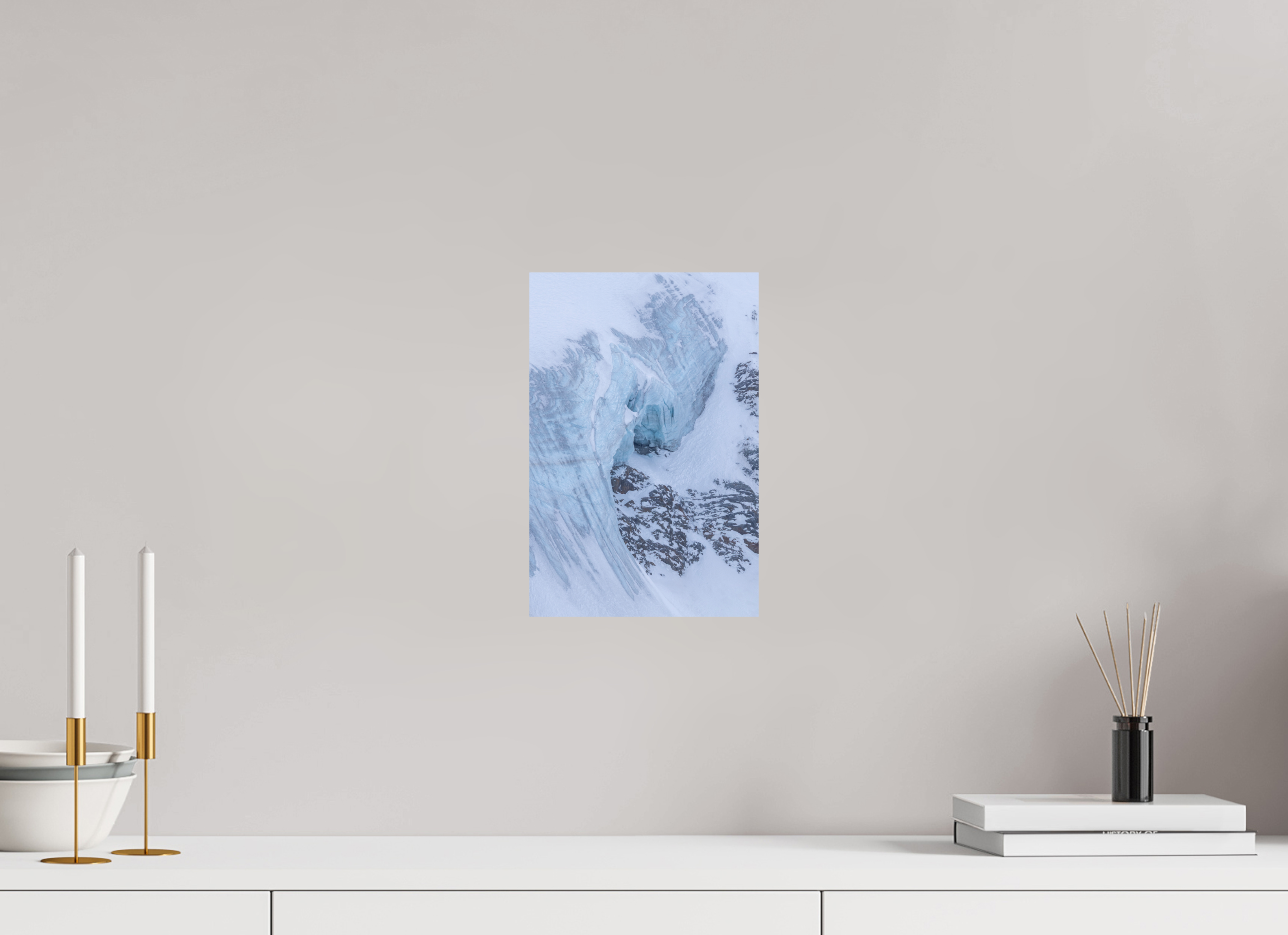 20 x 30 cm, Fine Art Print auf Alu-Dibond Eternal Ice