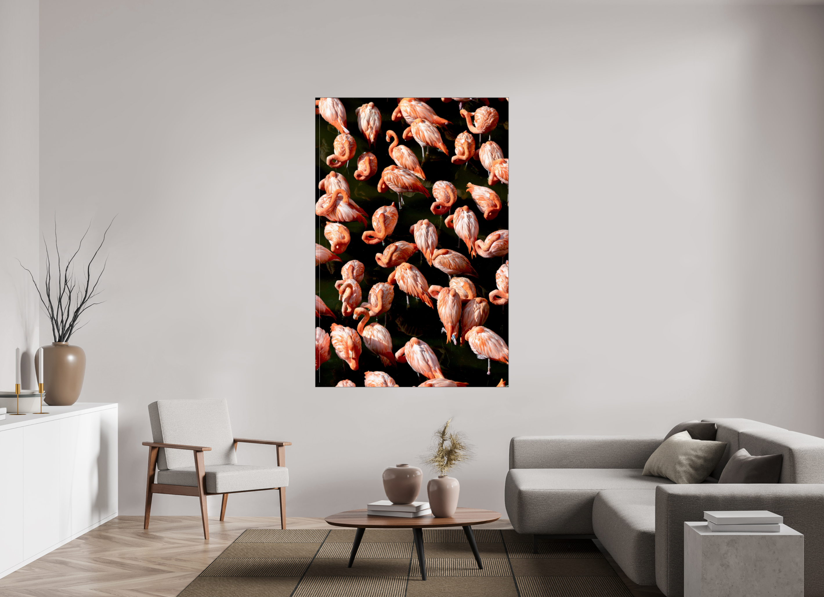 120 x 180 cm, Foto-Abzug hinter Acrylglas glänzend The Pink Collective