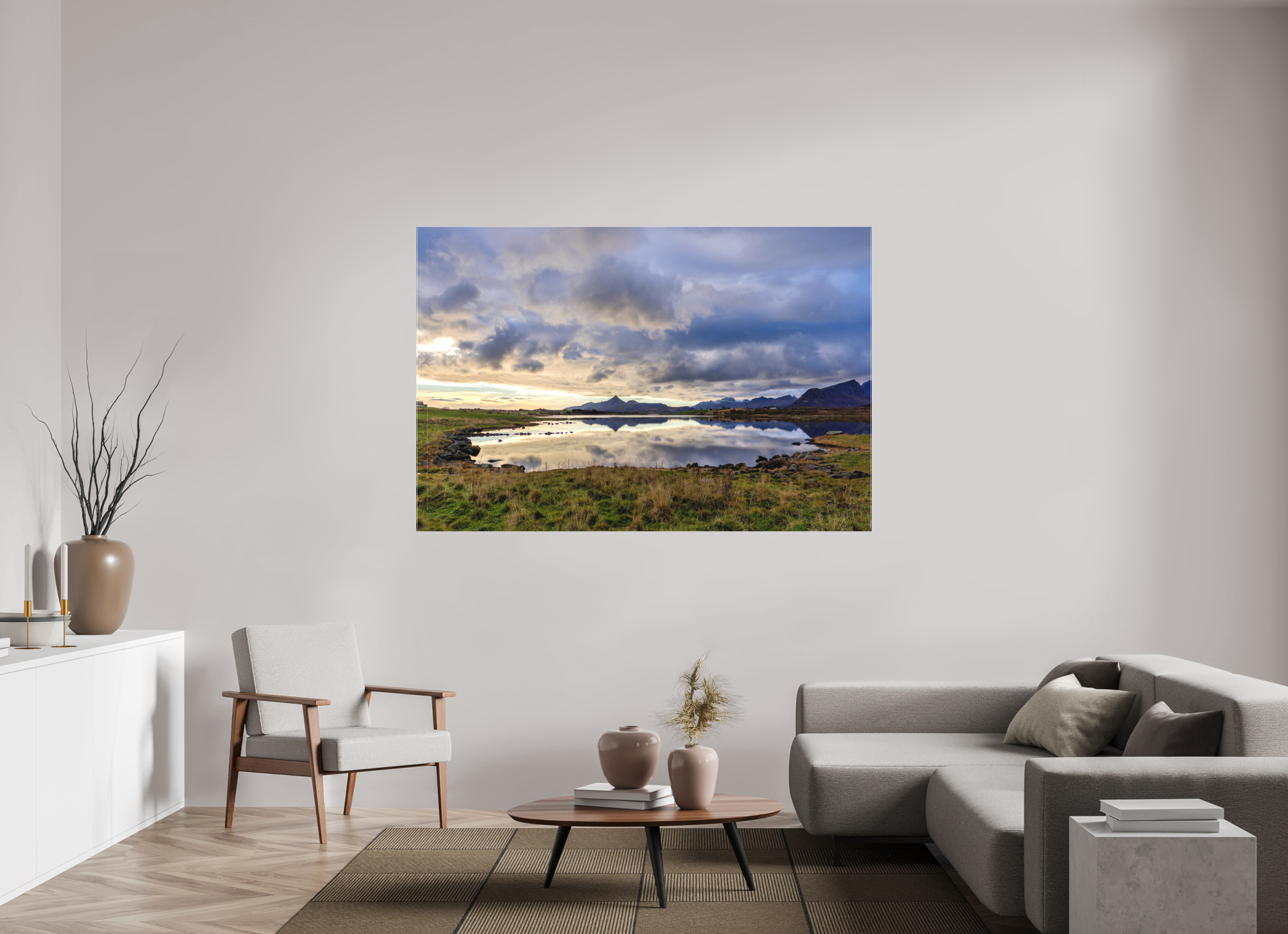 180 x 120 cm, Leinwand Twilight Reflection