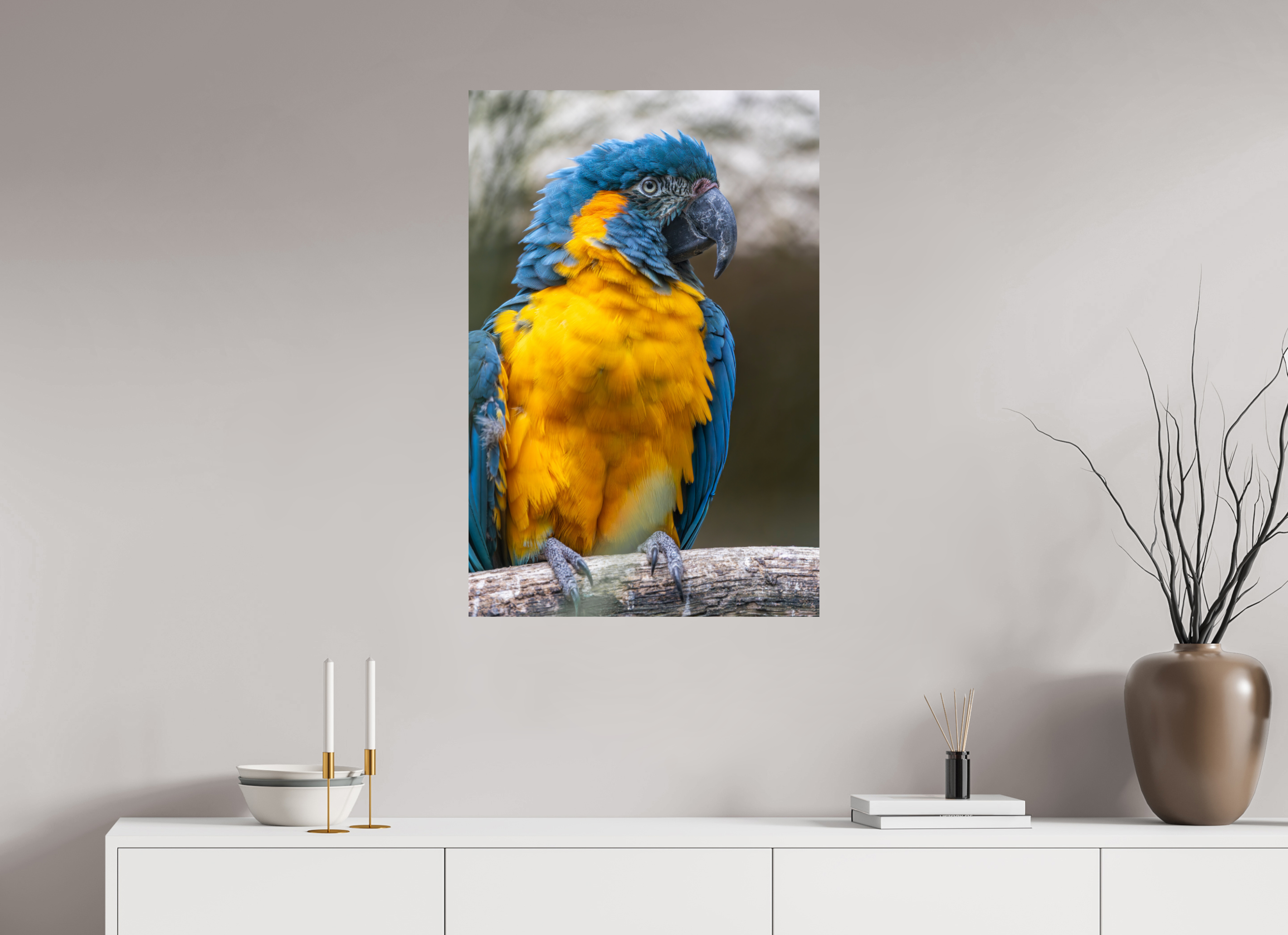 60 x 90 cm, Fine Art Print auf Alu-Dibond Azure Majesty