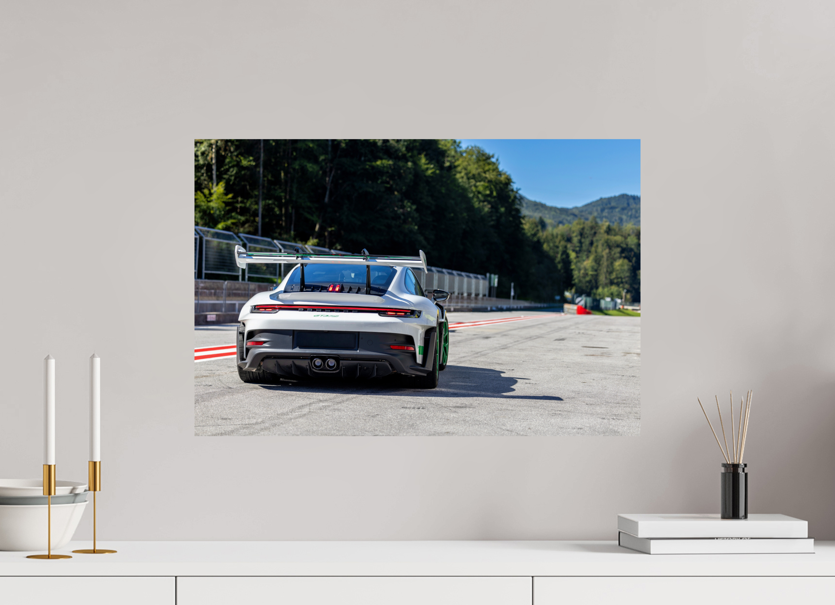 60 x 40 cm, Fine Art Print auf Alu-Dibond Track Weapon