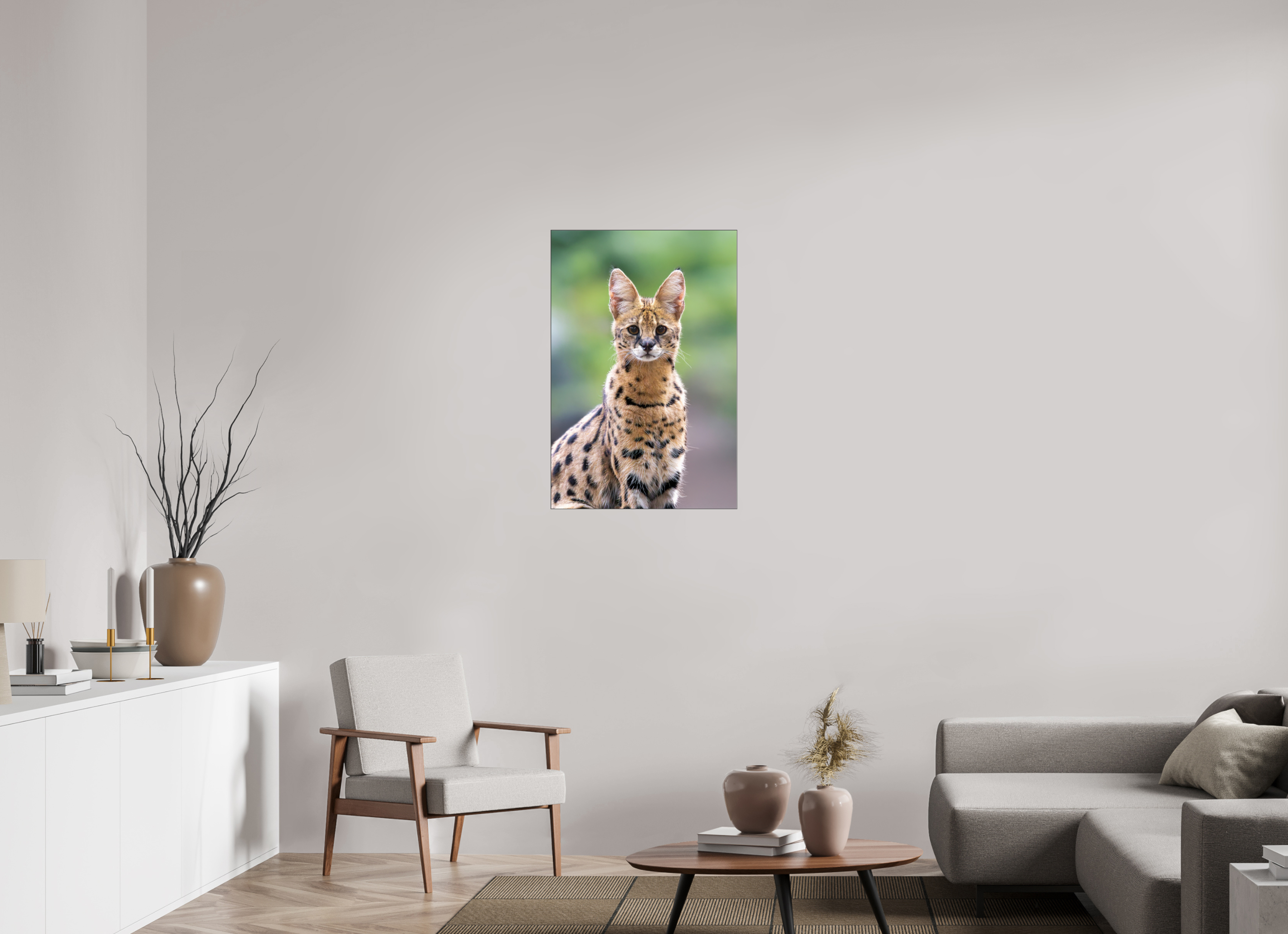 60 x 90 cm, Foto-Abzug hinter Acrylglas glänzend Savannah Spirit