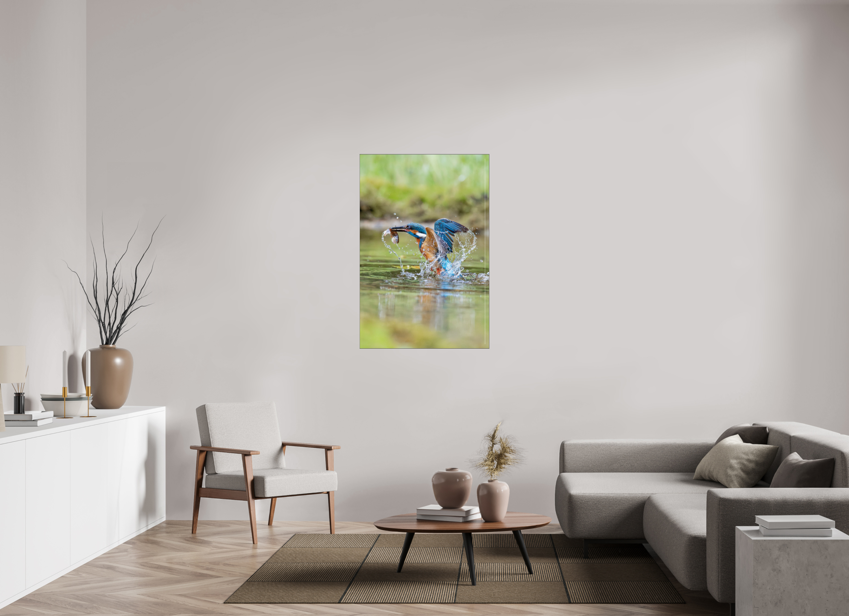 80 x 120 cm, Foto-Abzug hinter Acrylglas glänzend Catch of the Day