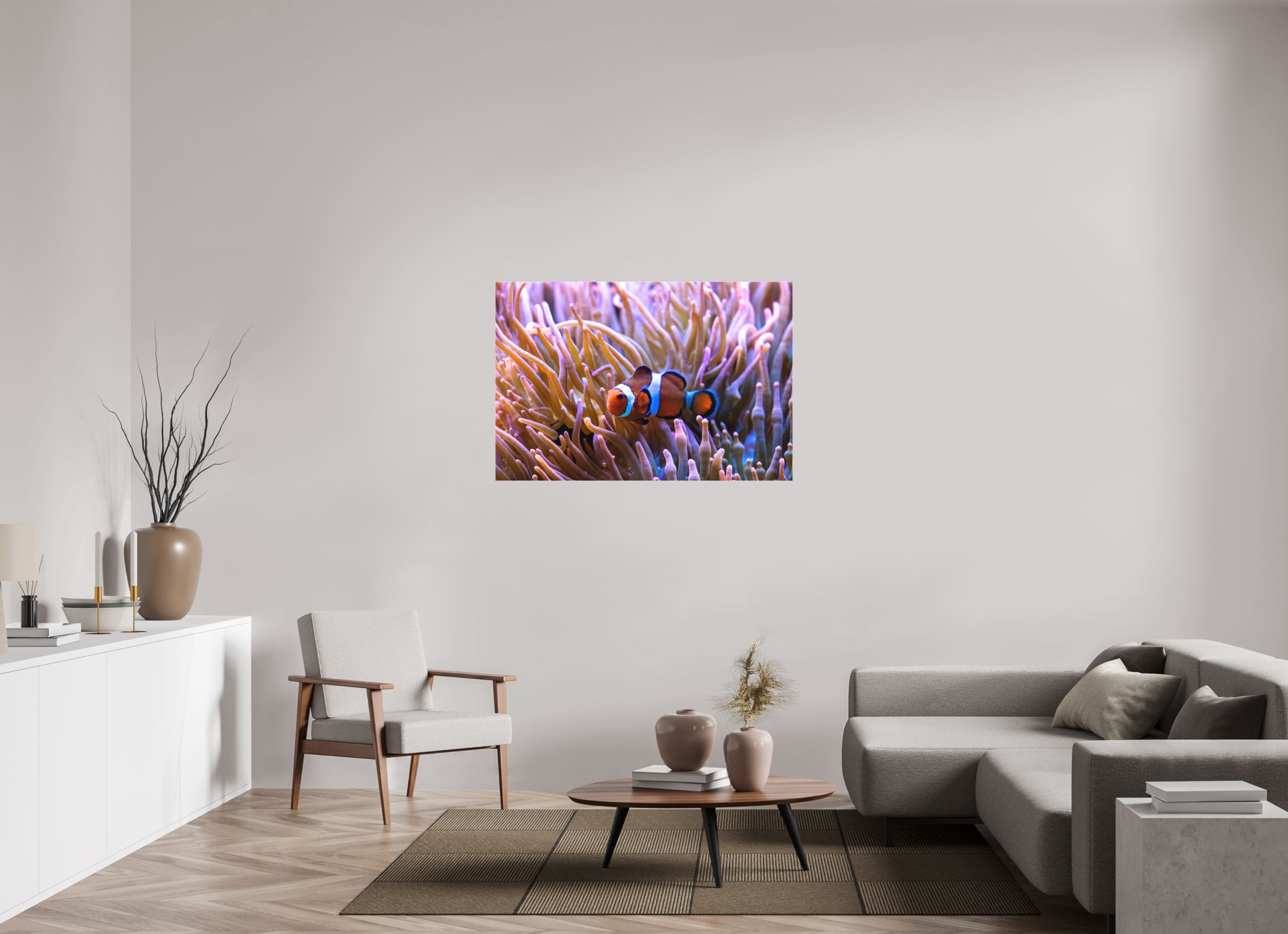 120 x 80 cm, Leinwand Reef Life