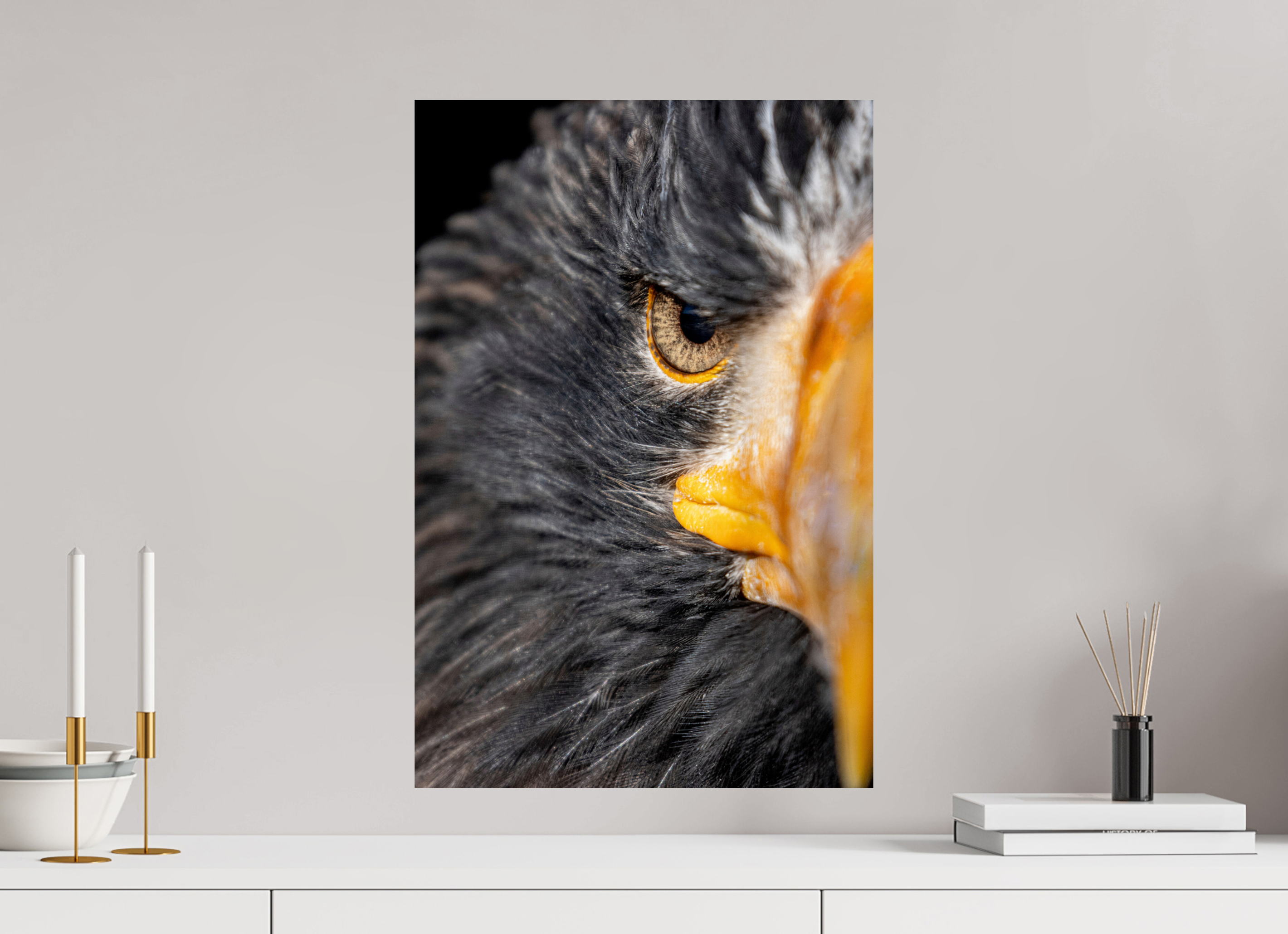 40 x 60 cm, Fine Art Print auf Alu-Dibond Piercing Gaze