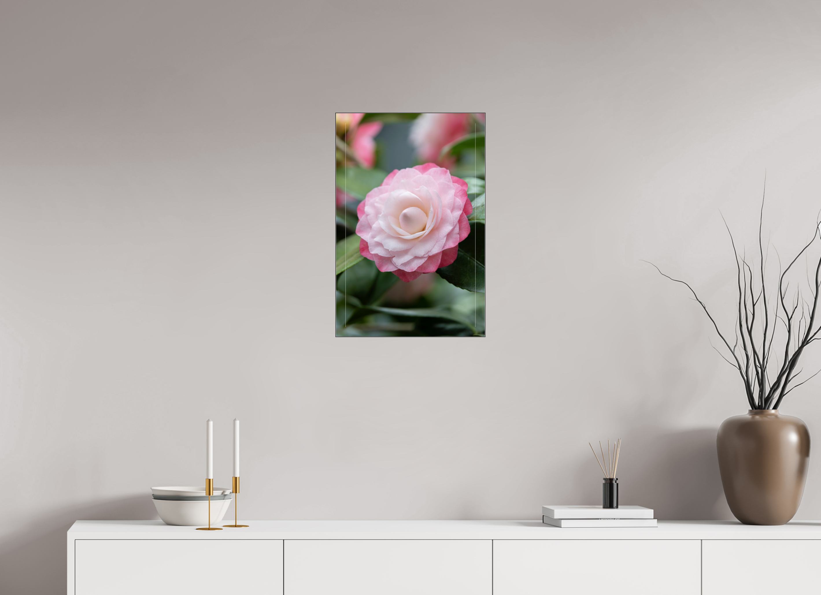 40 x 60 cm, Foto-Abzug hinter Acrylglas glänzend Timeless Bloom