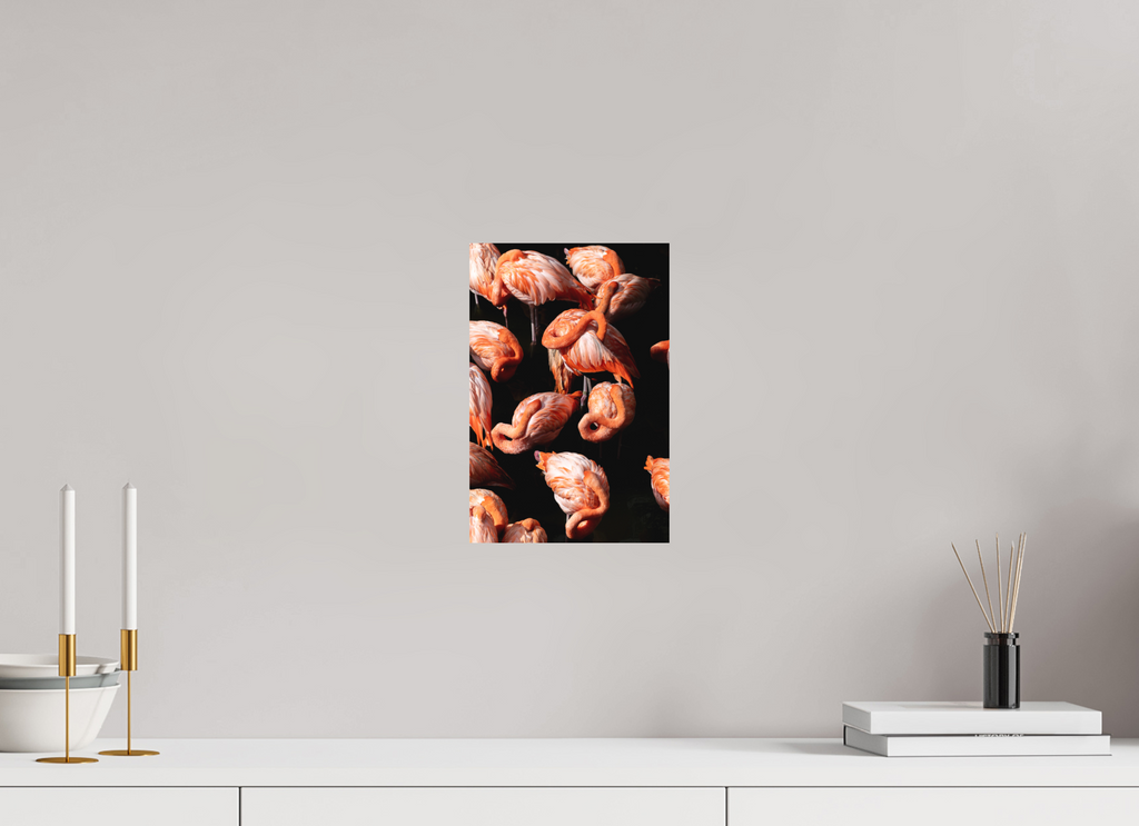 20 x 30 cm, Fine-Art Print Matt Pink on Black