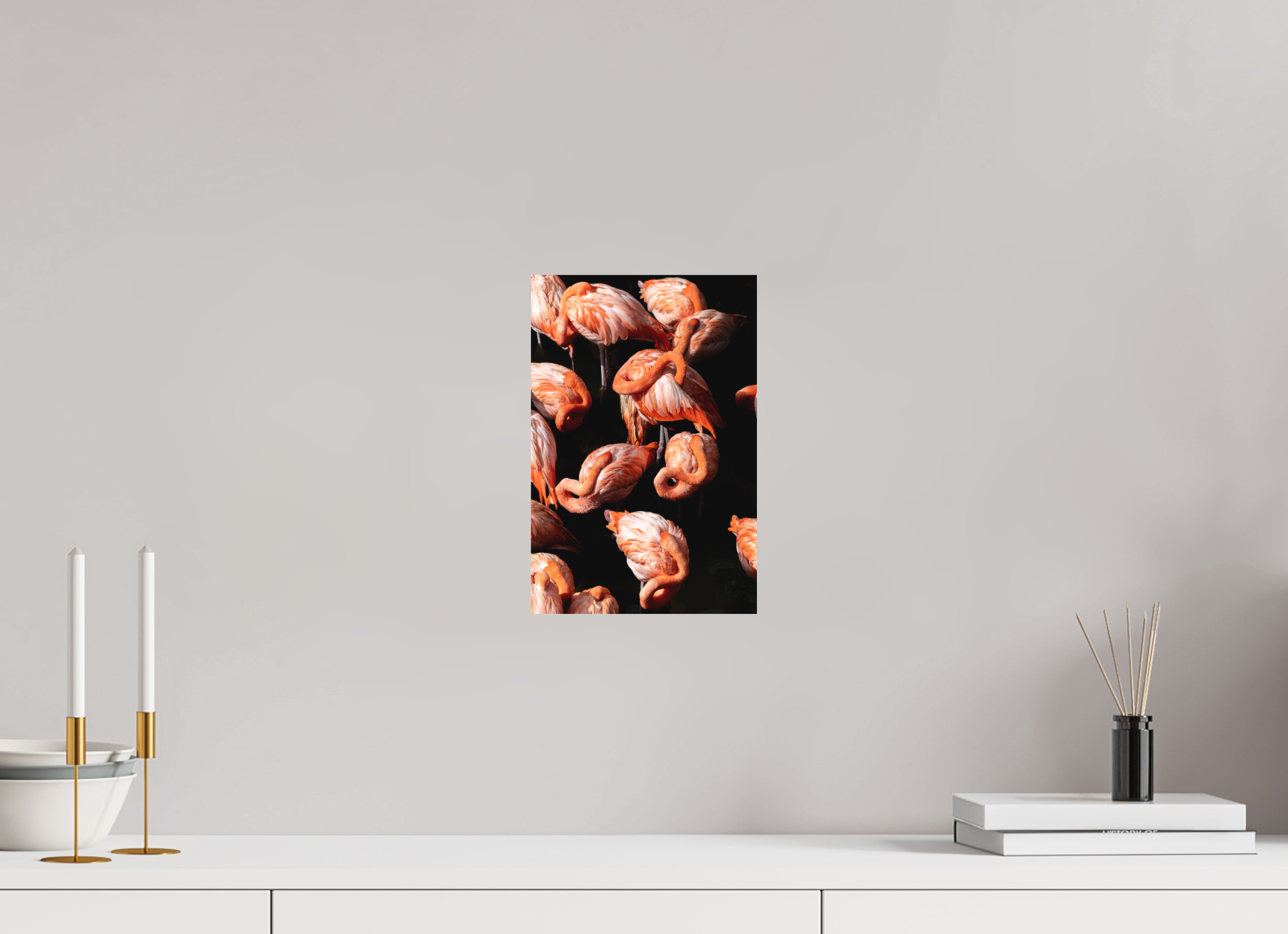 20 x 30 cm, Fine-Art Print Matt Pink on Black