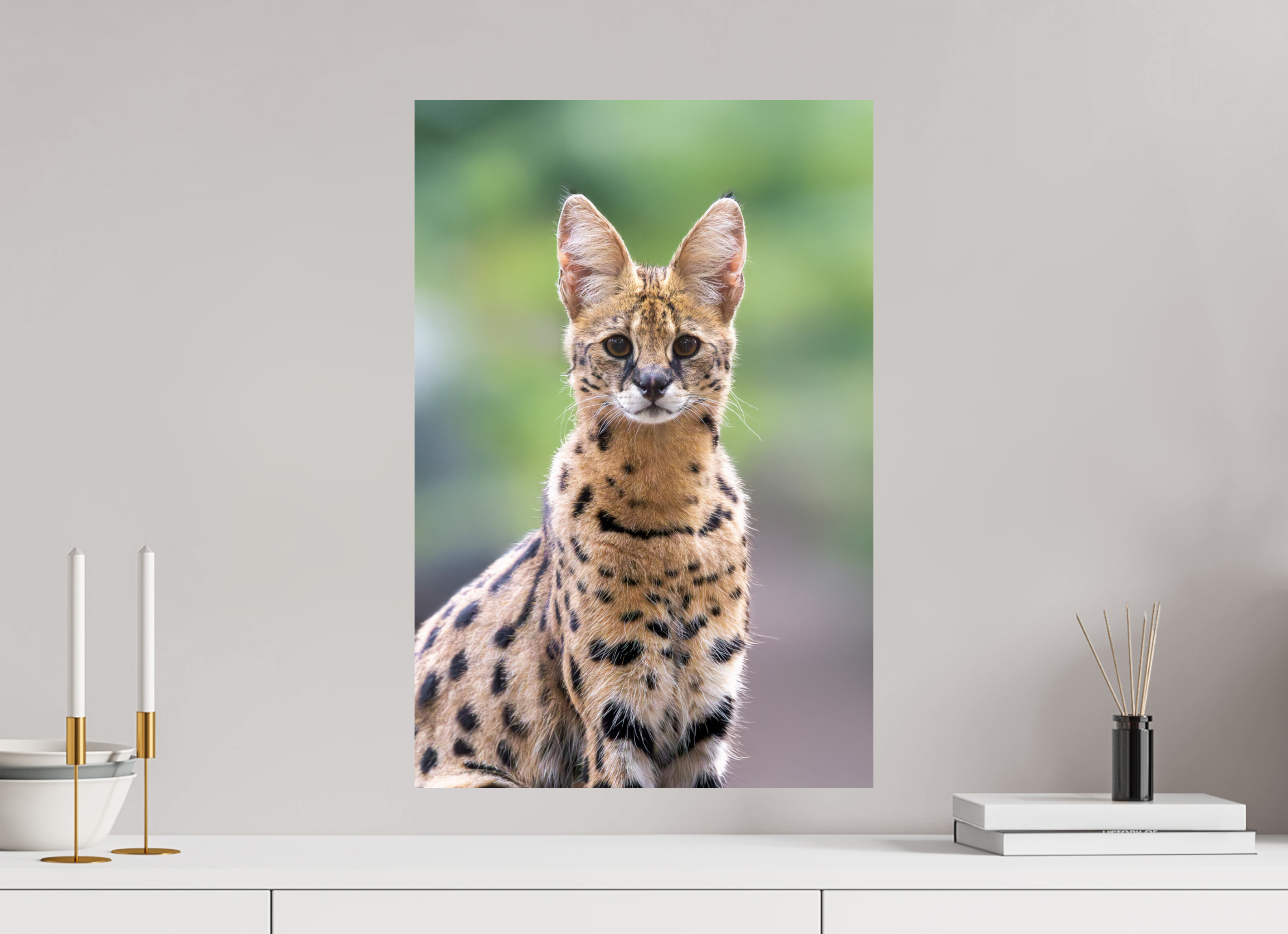 40 x 60 cm, Fine Art Print auf Alu-Dibond Savannah Spirit