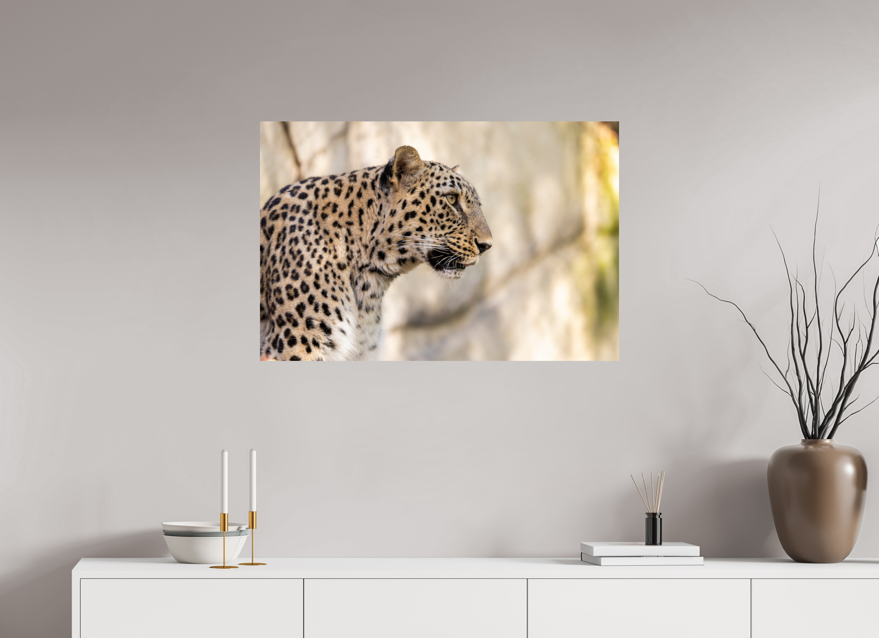 90 x 60 cm, Fine Art Print auf Alu-Dibond Persian Elegance