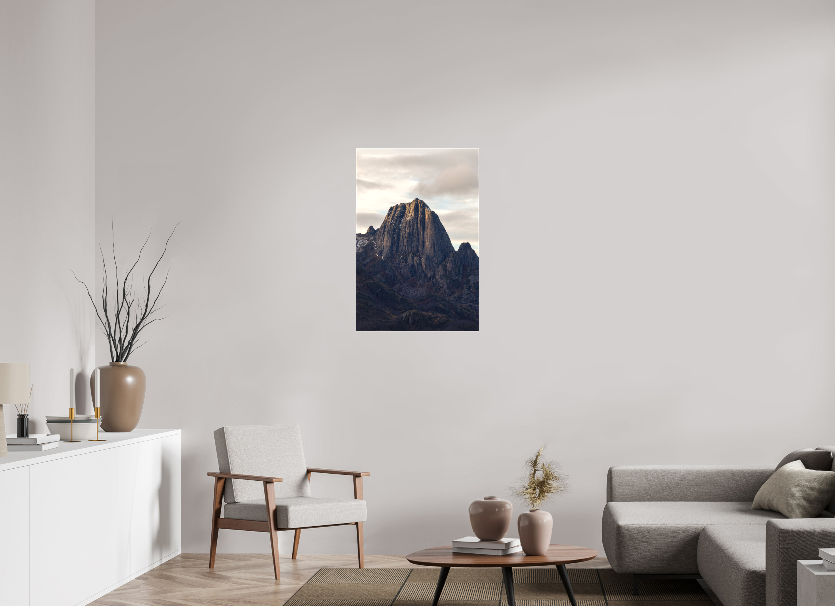60 x 90 cm, Leinwand Summit Glow