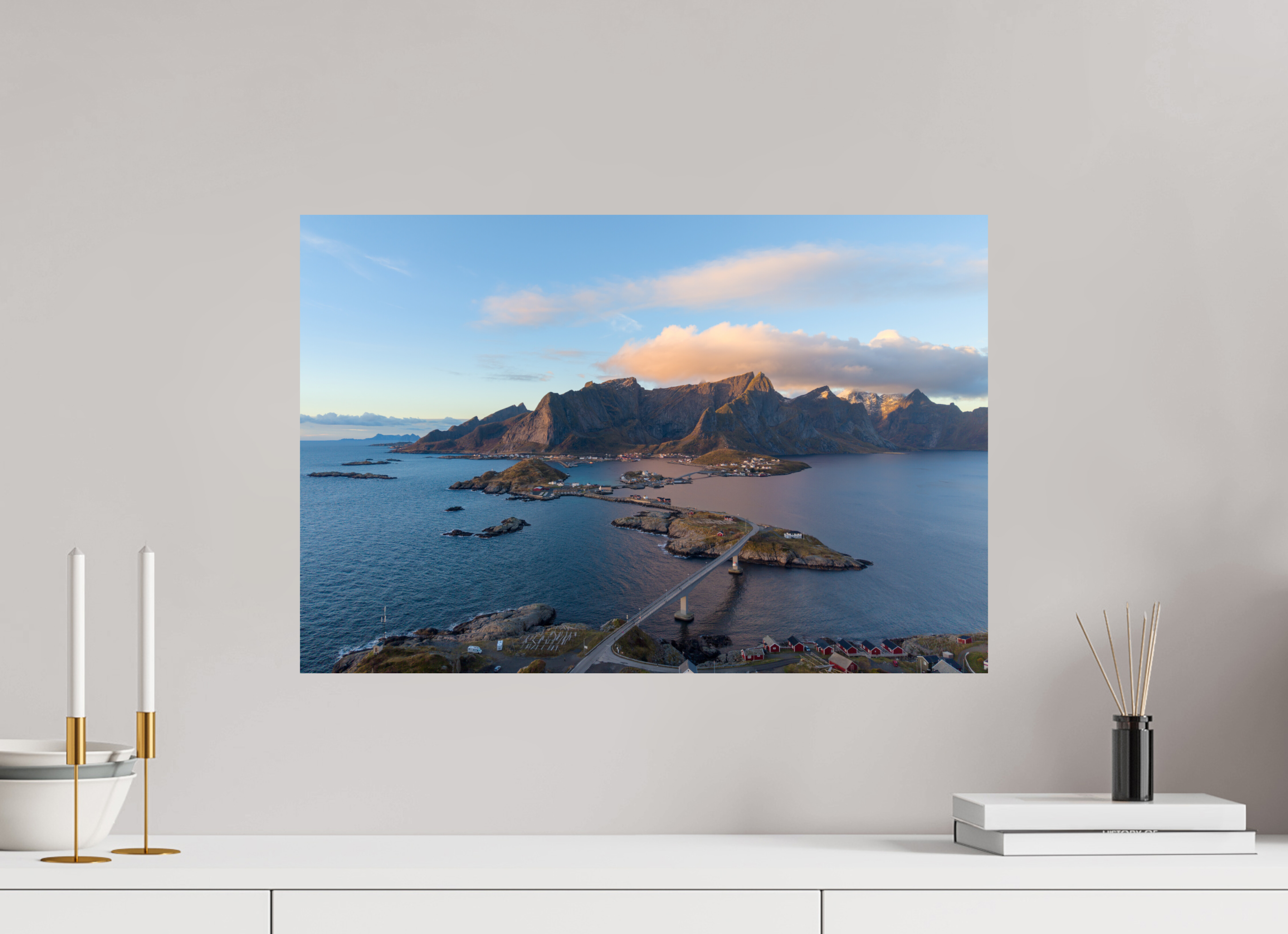 60 x 40 cm, Fine Art Print auf Alu-Dibond Coastal Link