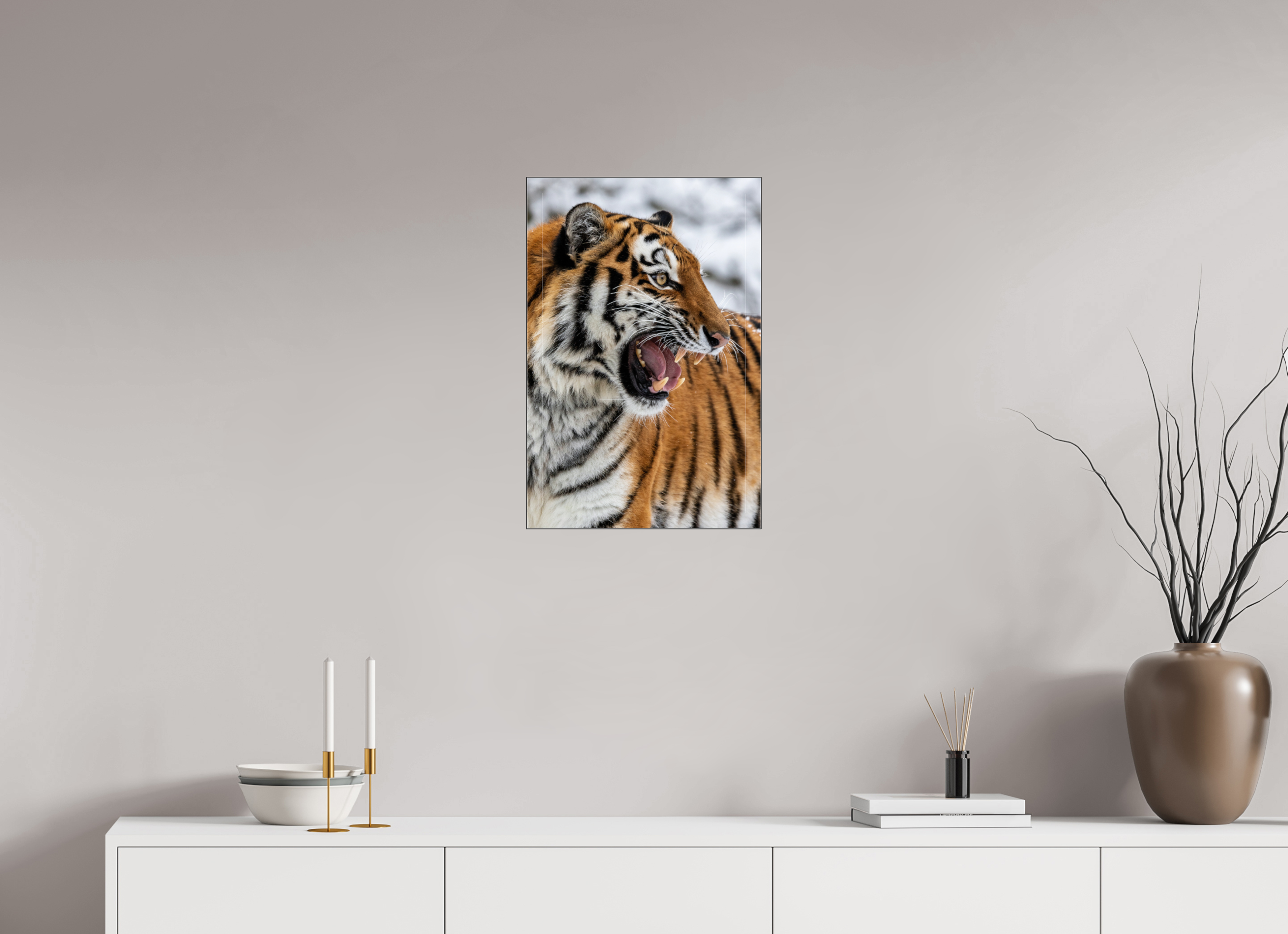40 x 60 cm, Foto-Abzug hinter Acrylglas glänzend Fierce Presence