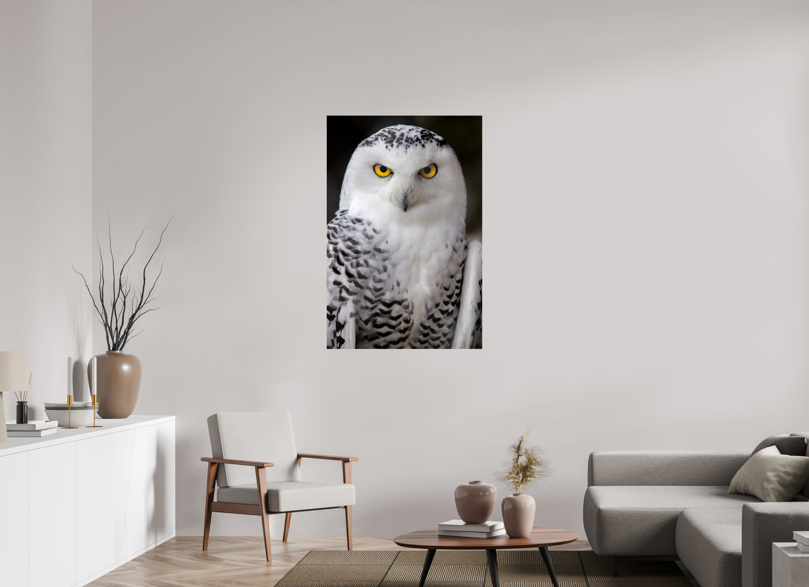 80 x 120 cm, Fine Art Print auf Alu-Dibond Arctic Stare