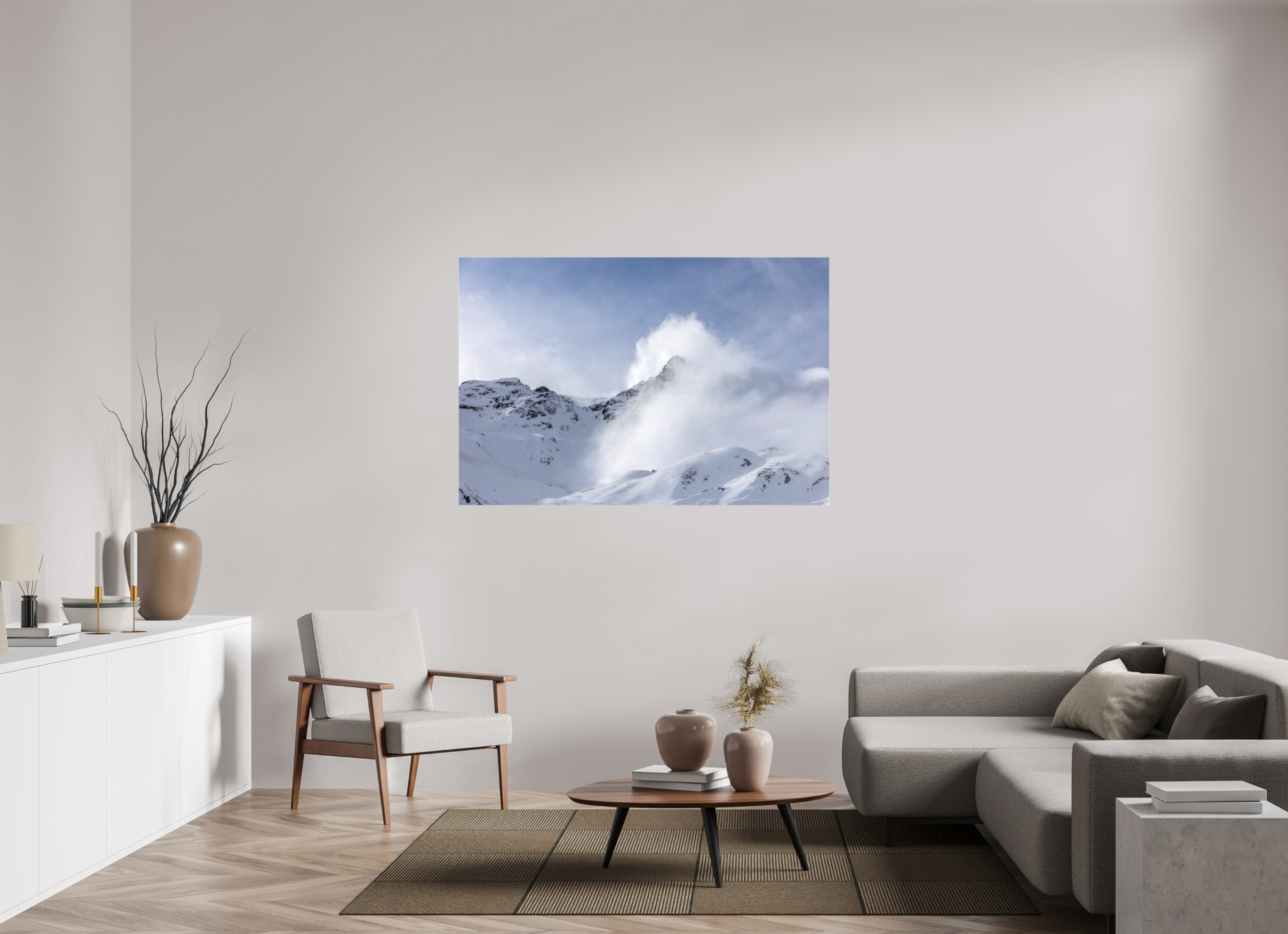 150 x 100 cm, Leinwand Summit Drift