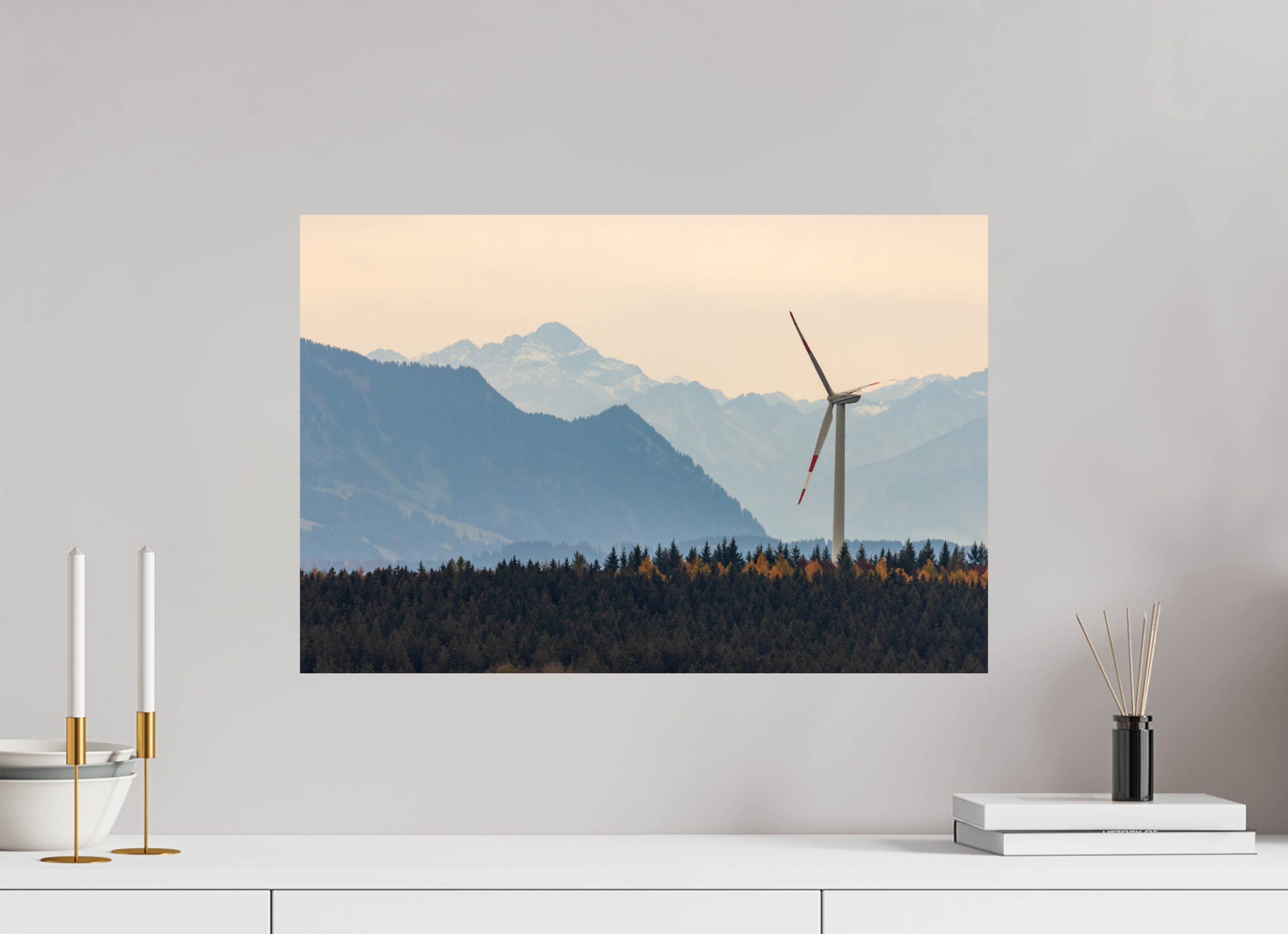 60 x 40 cm, Fine Art Print auf Alu-Dibond Silent Power