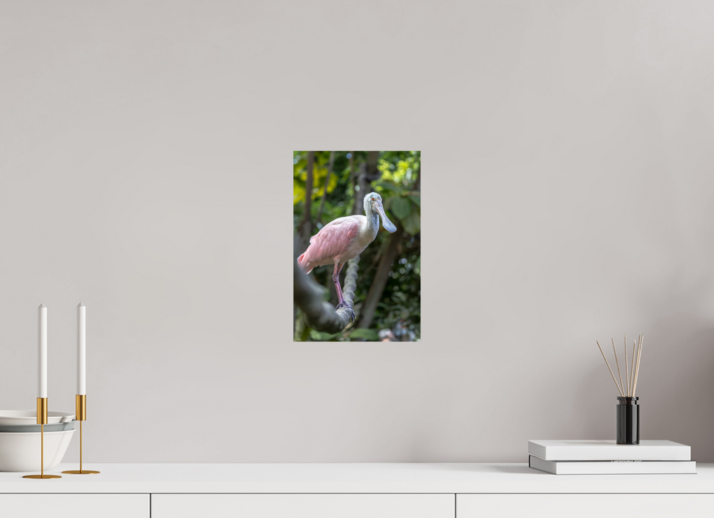 20 x 30 cm, Fine Art Print auf Alu-Dibond Pink in the Jungle