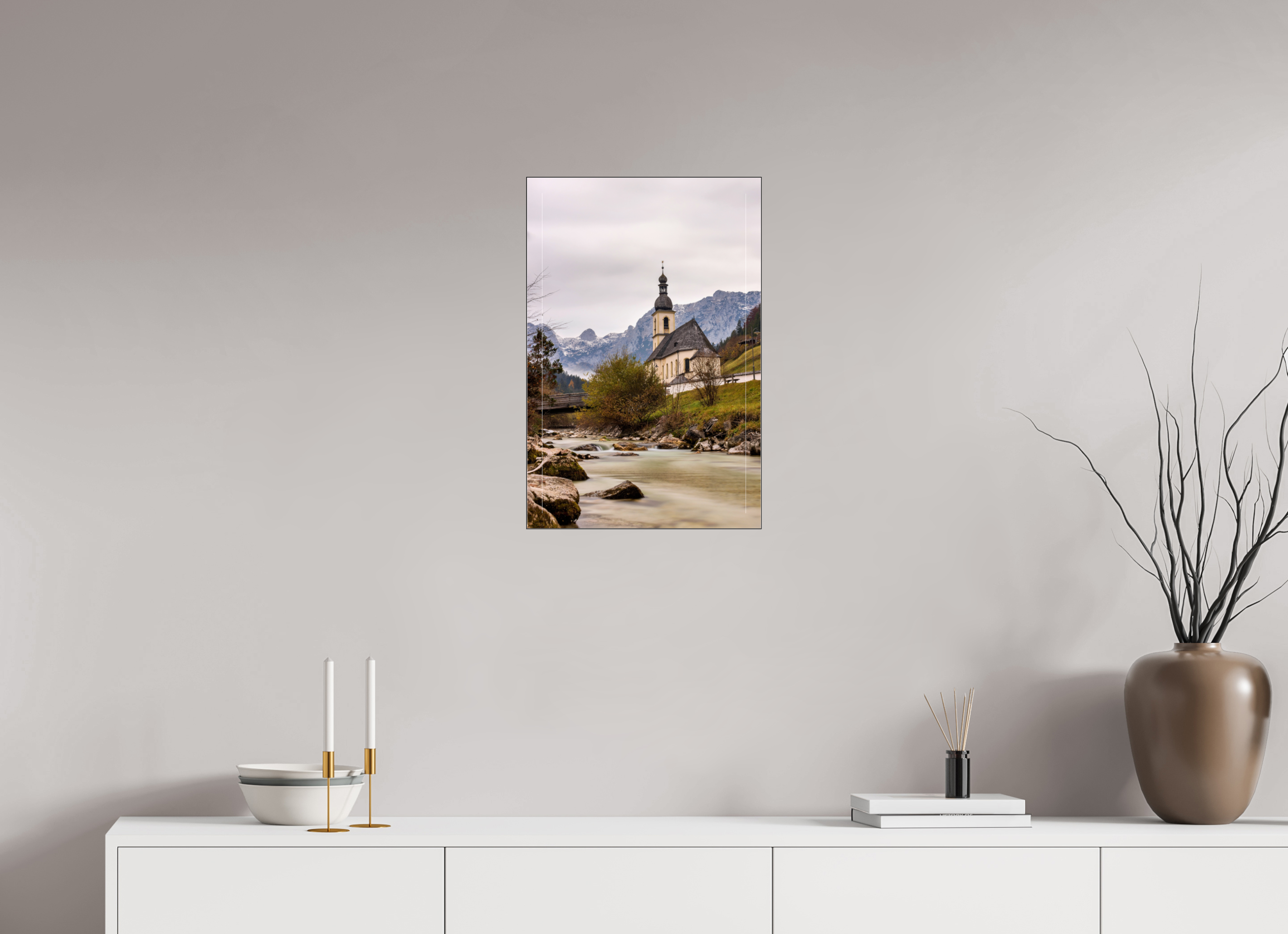 40 x 60 cm, Foto-Abzug hinter Acrylglas glänzend Sacred Stream