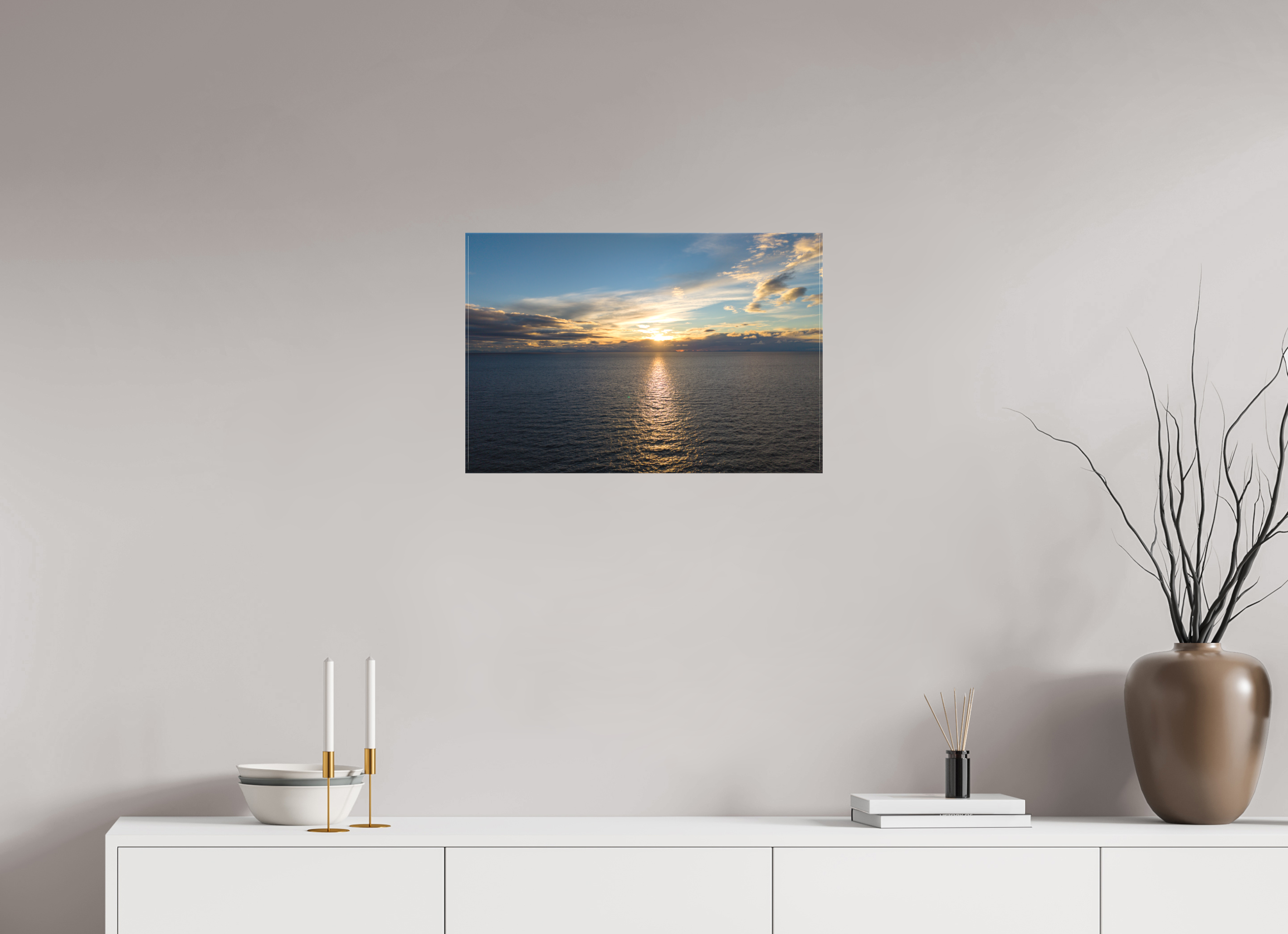 60 x 40 cm, Leinwand Ocean Sunrise