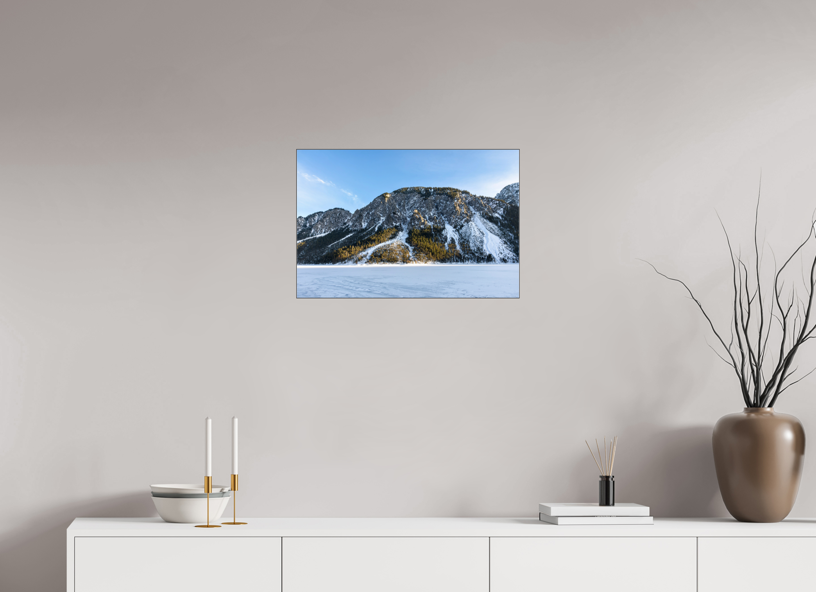 60 x 40 cm, Foto-Abzug hinter Acrylglas glänzend Evening Silence