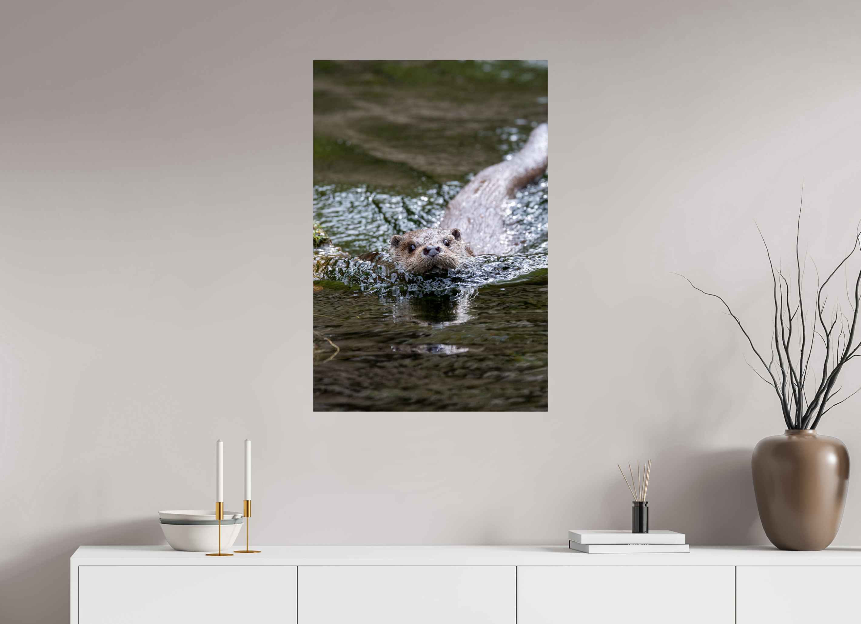 60 x 90 cm, Fine Art Print auf Alu-Dibond Curious Approach