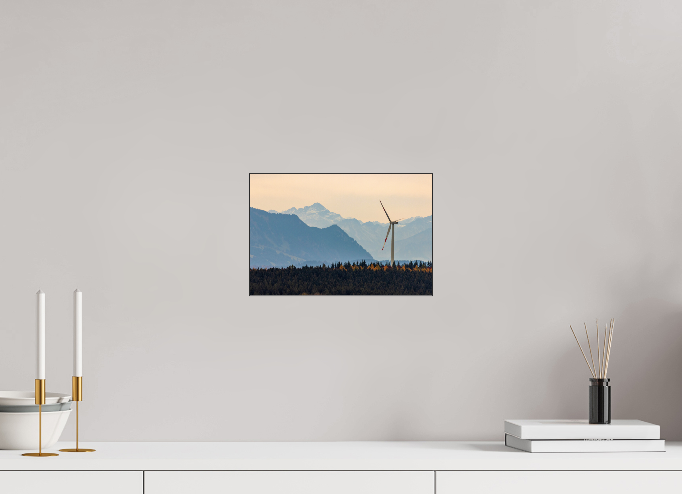 30 x 20 cm, Foto-Abzug hinter Acrylglas glänzend Silent Power