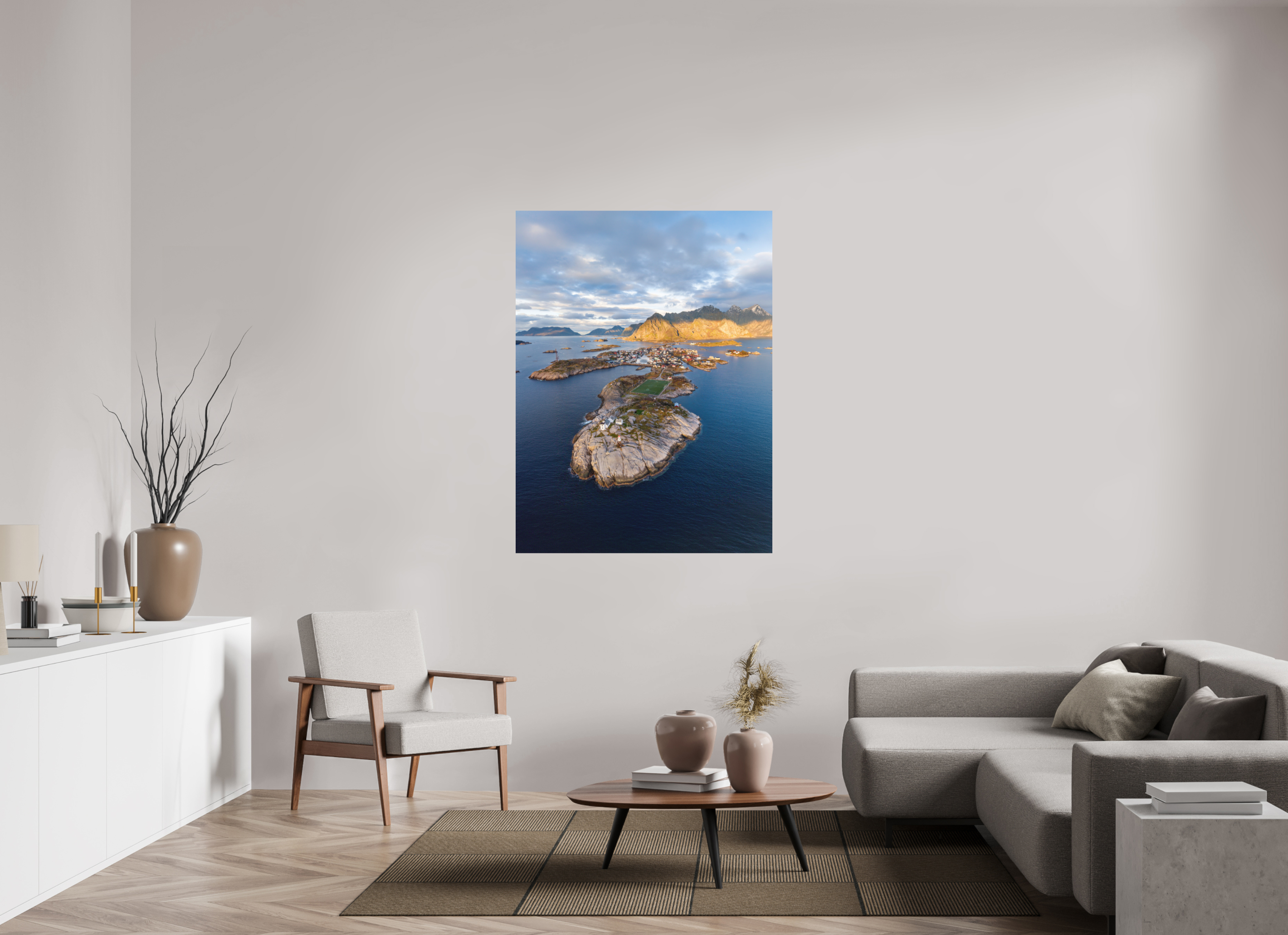 105 x 140 cm, Fine-Art Print Matt Norwegian Mosaic
