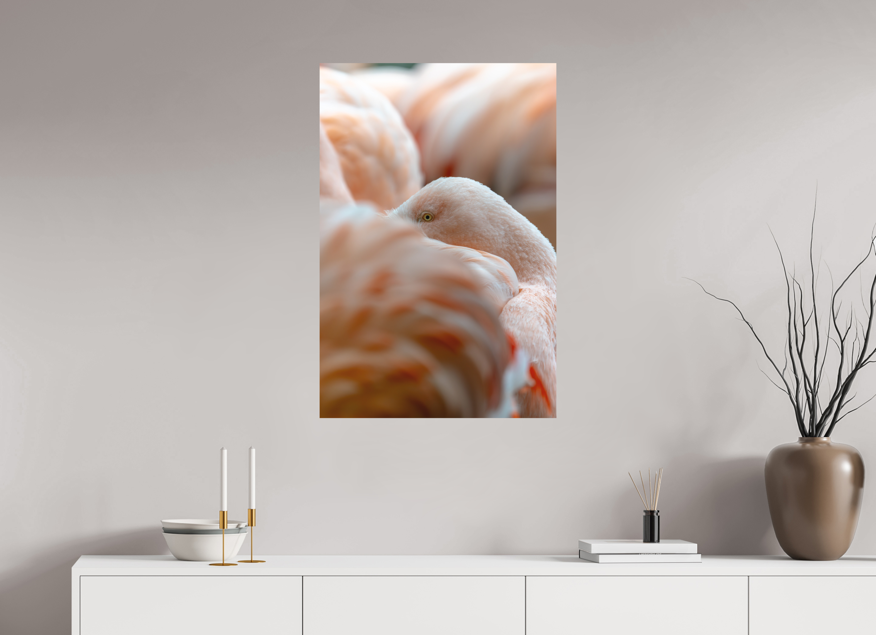 60 x 90 cm, Fine-Art Print Matt Among the Flock