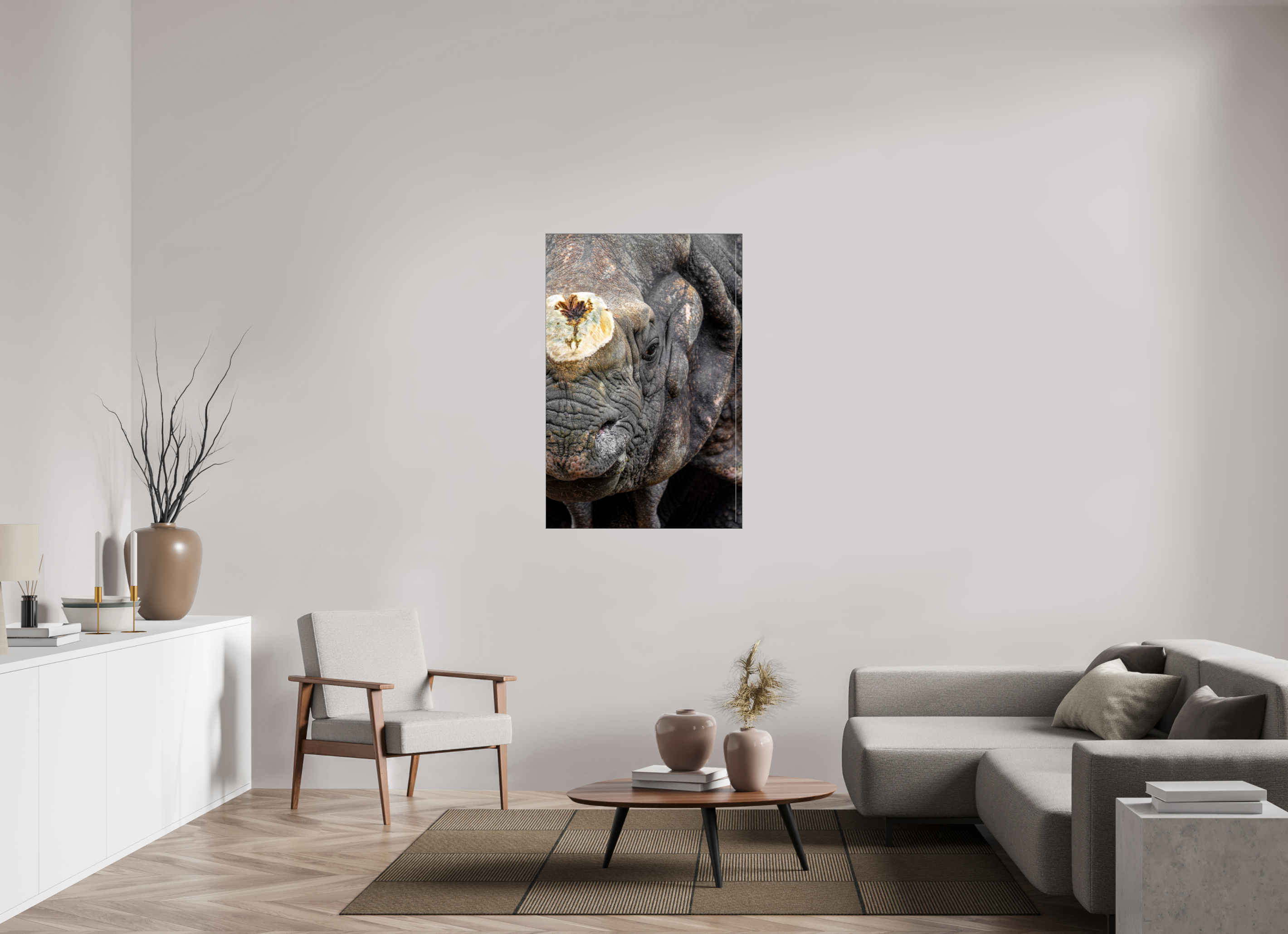 80 x 120 cm, Foto-Abzug hinter Acrylglas glänzend Iron Majesty
