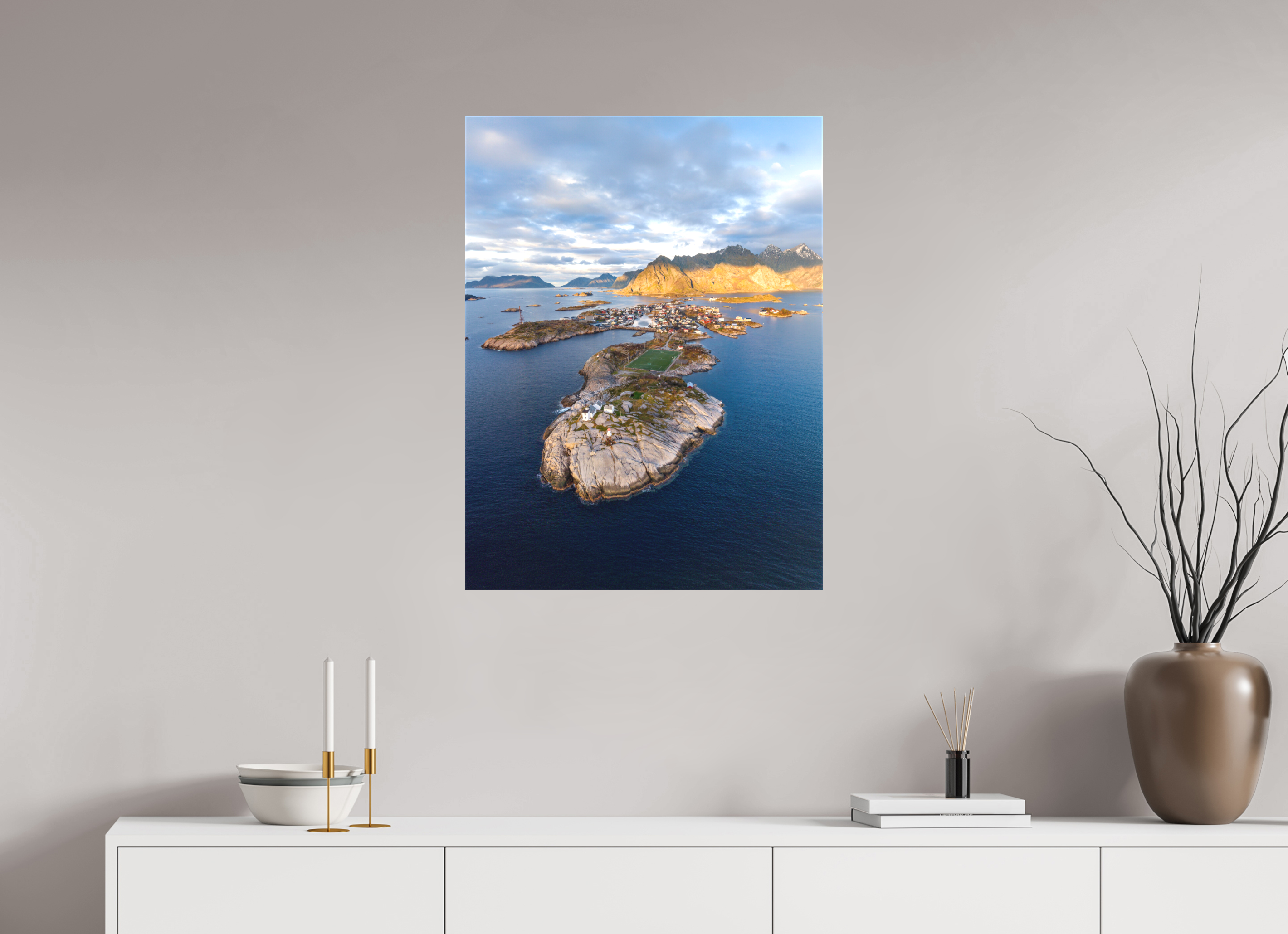 60 x 80 cm, Leinwand Norwegian Mosaic