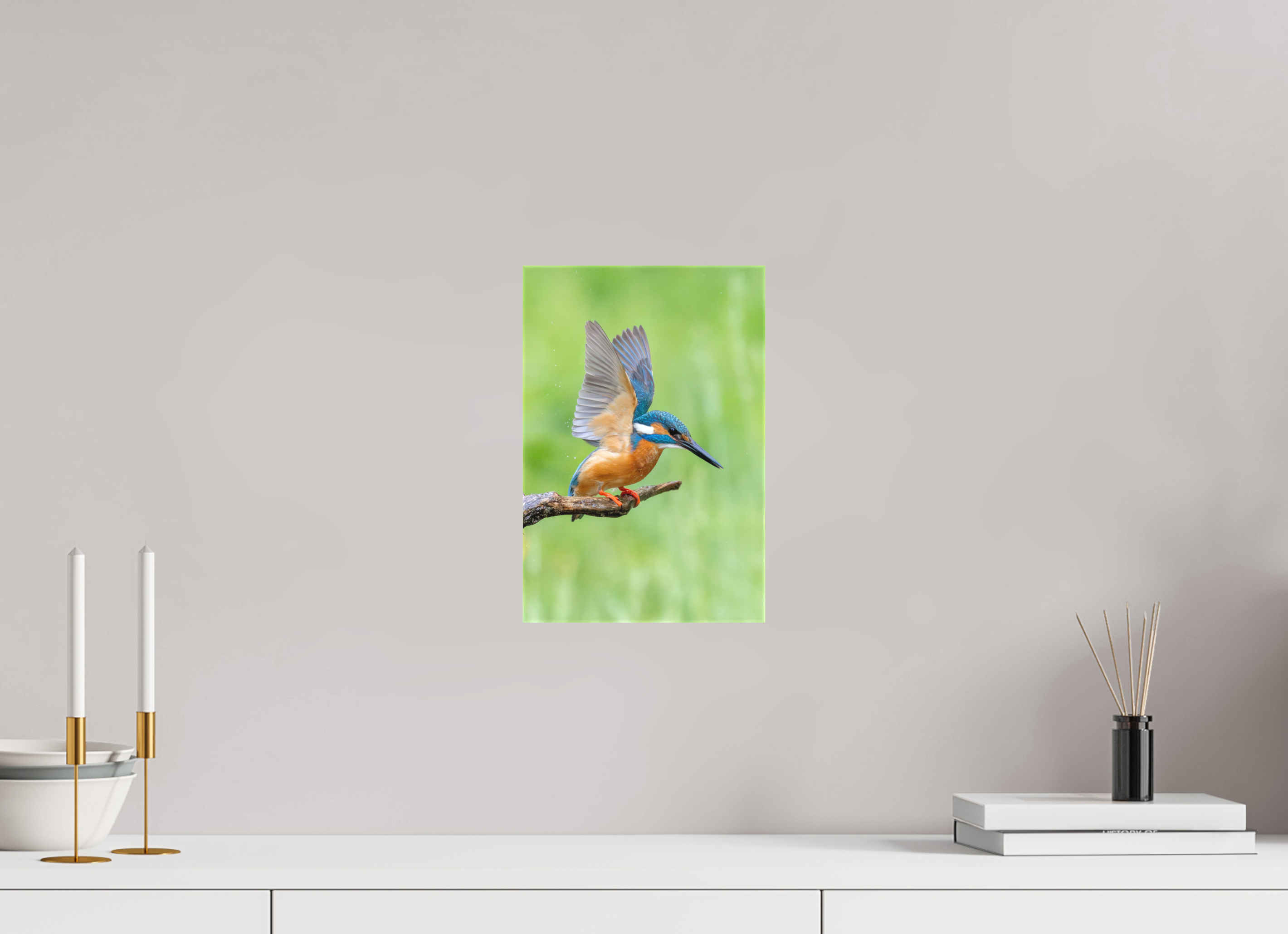 20 x 30 cm, Leinwand Emerald Wings