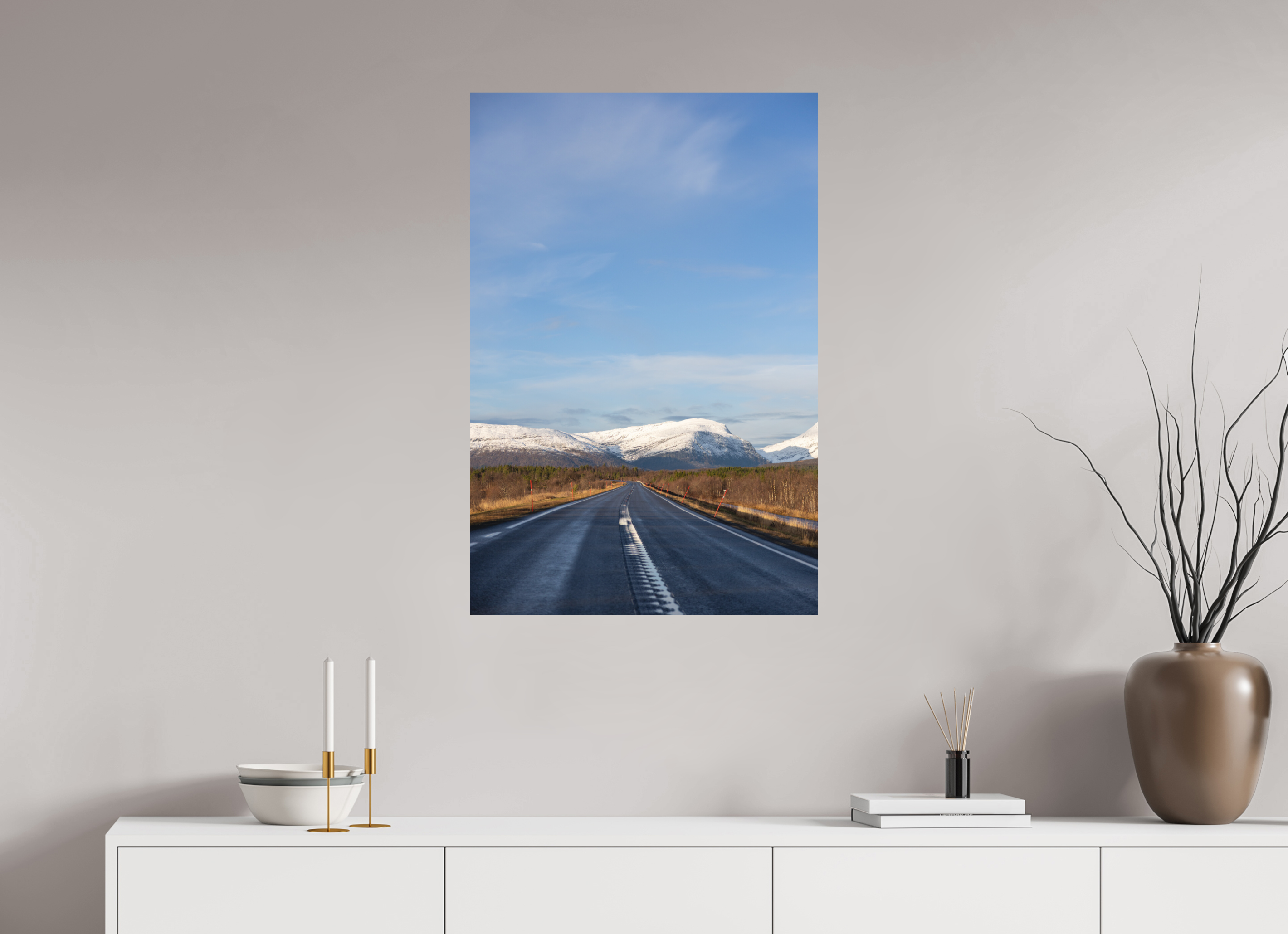 60 x 90 cm, Fine-Art Matt Path to the Peaks